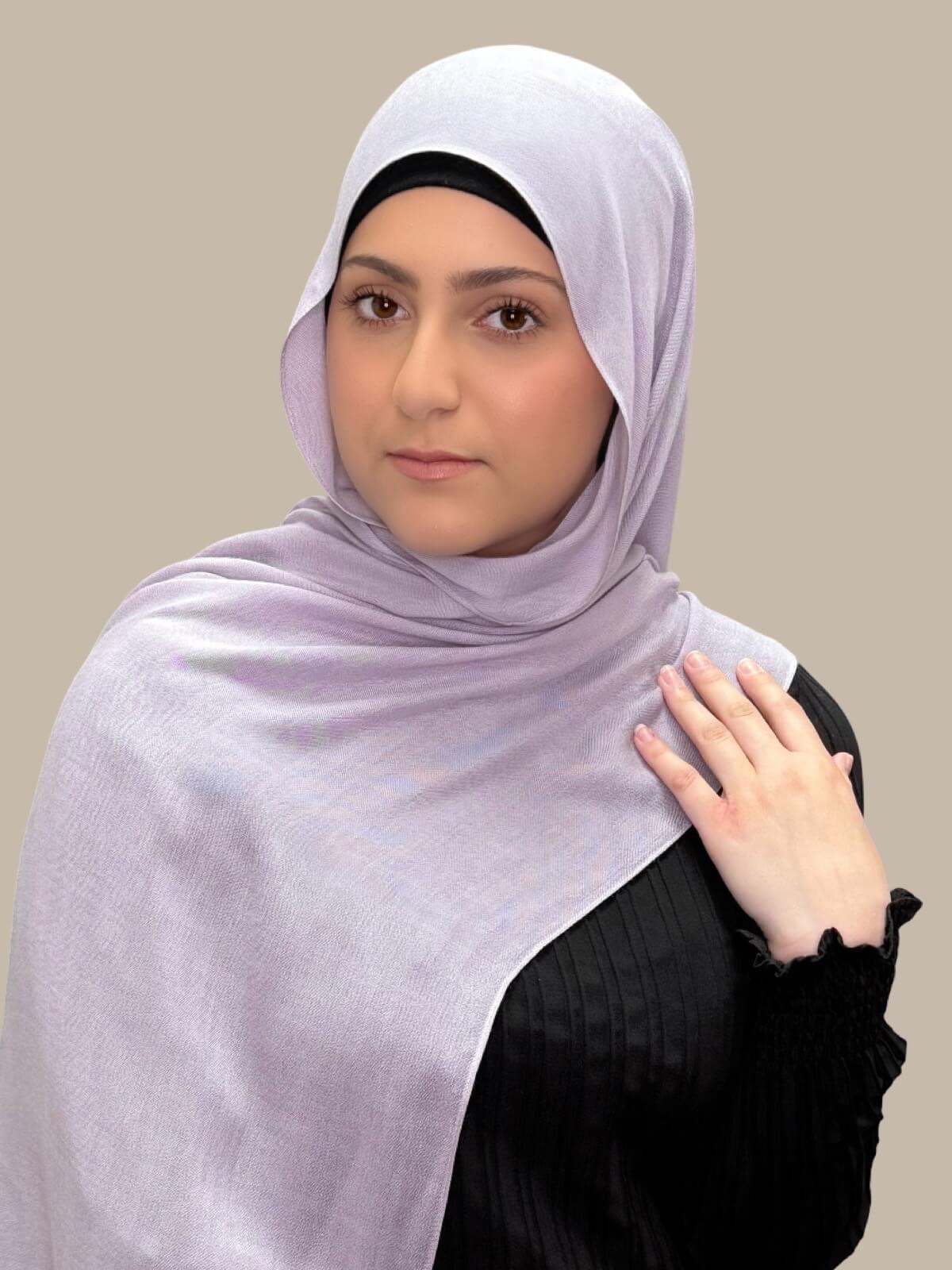 Modish Girl Cotton Modal Hijab-Thunder