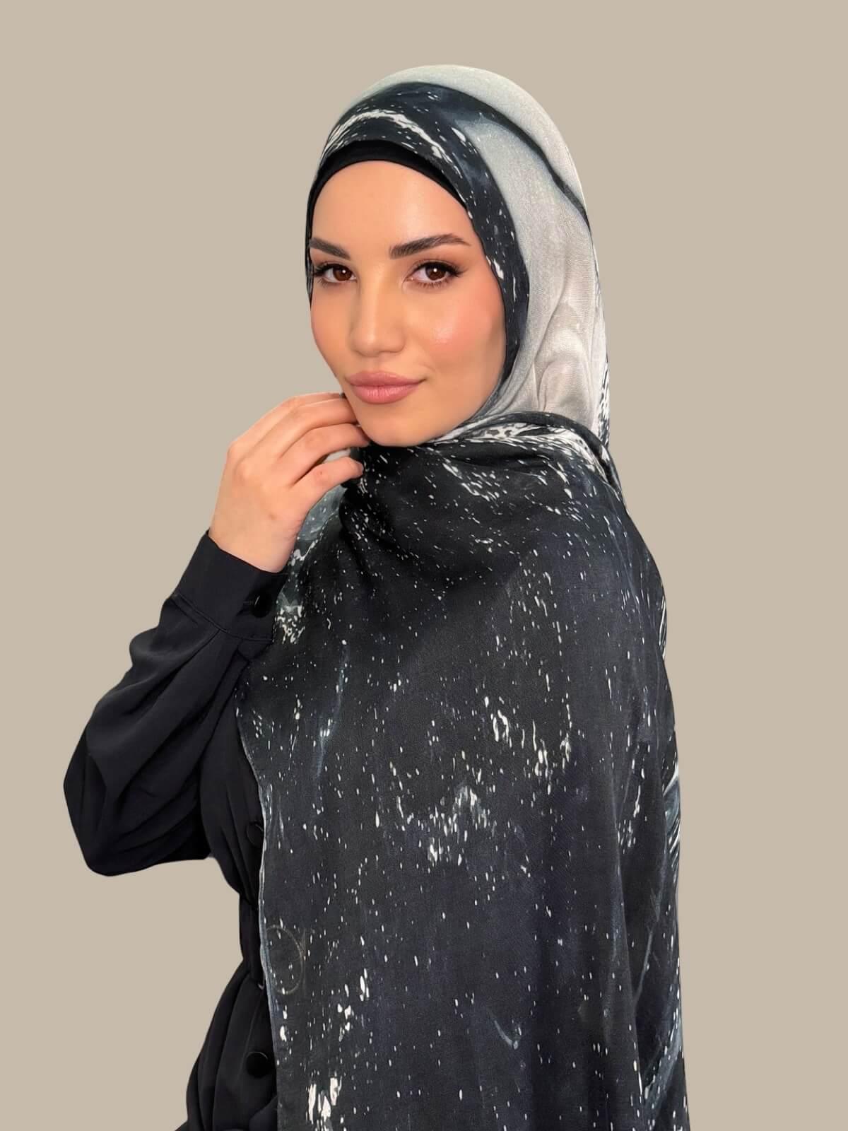 Print Modal Hijab-Milan Noir