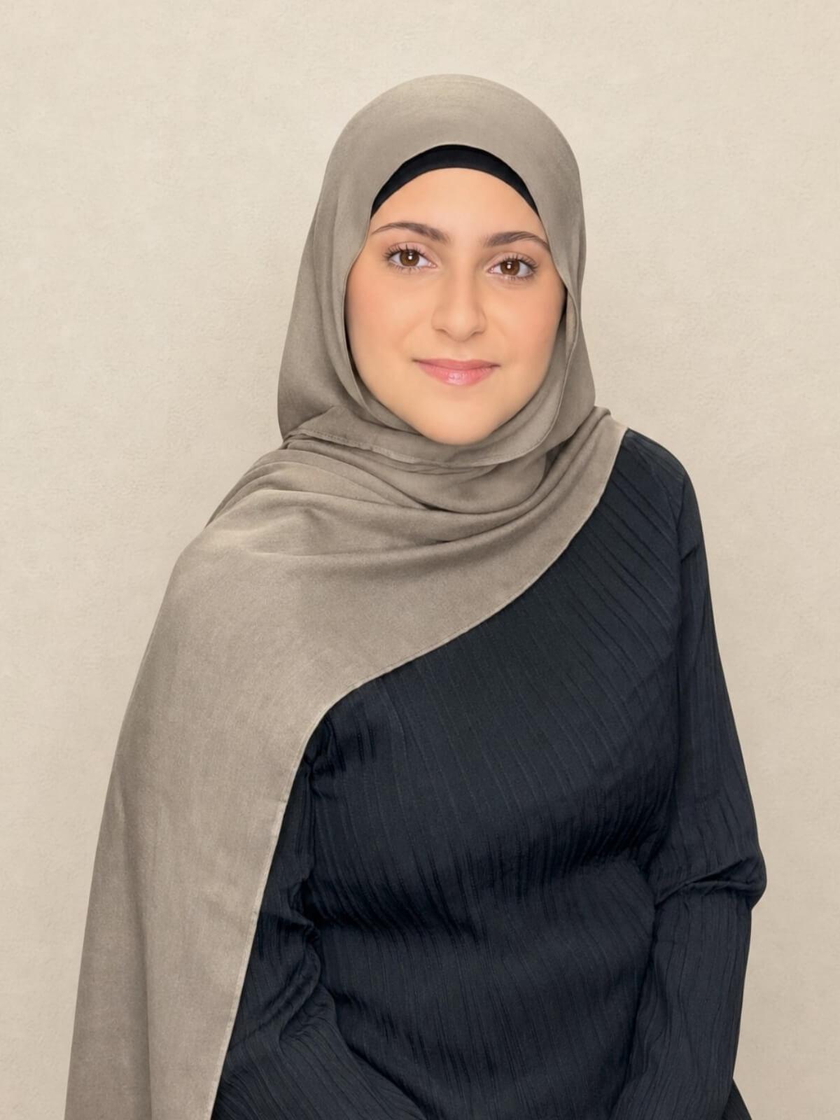 Modish Girl Cotton Modal Hijab-Forest Oak