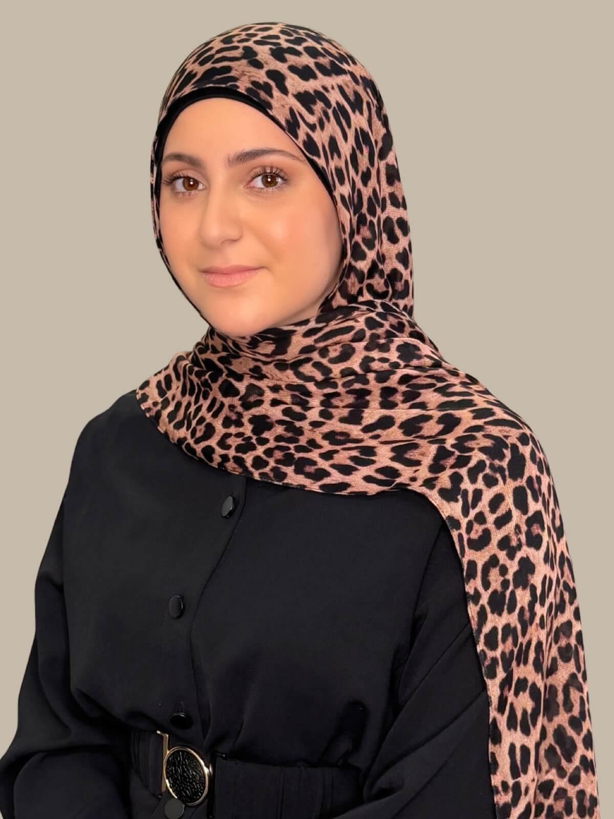 Modish Girl Print Modal Hijab-Safari Nights