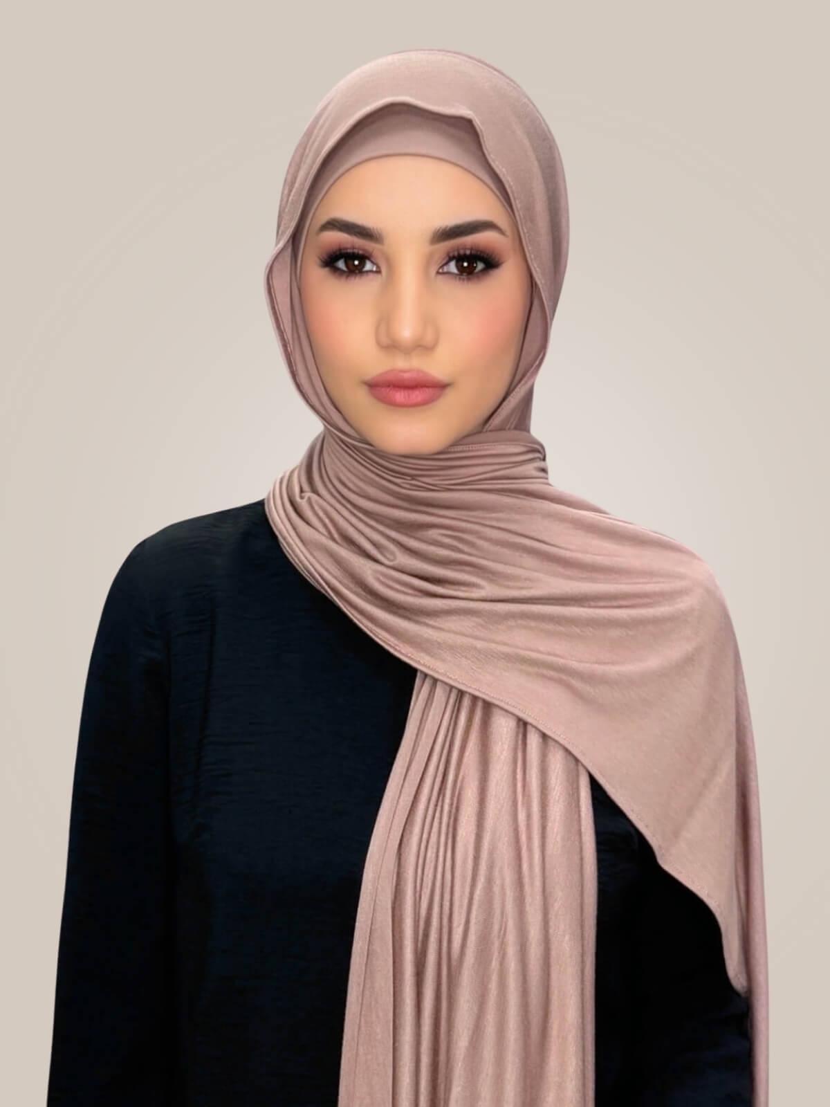 Premium Jersey Hijab-Pale Taupe