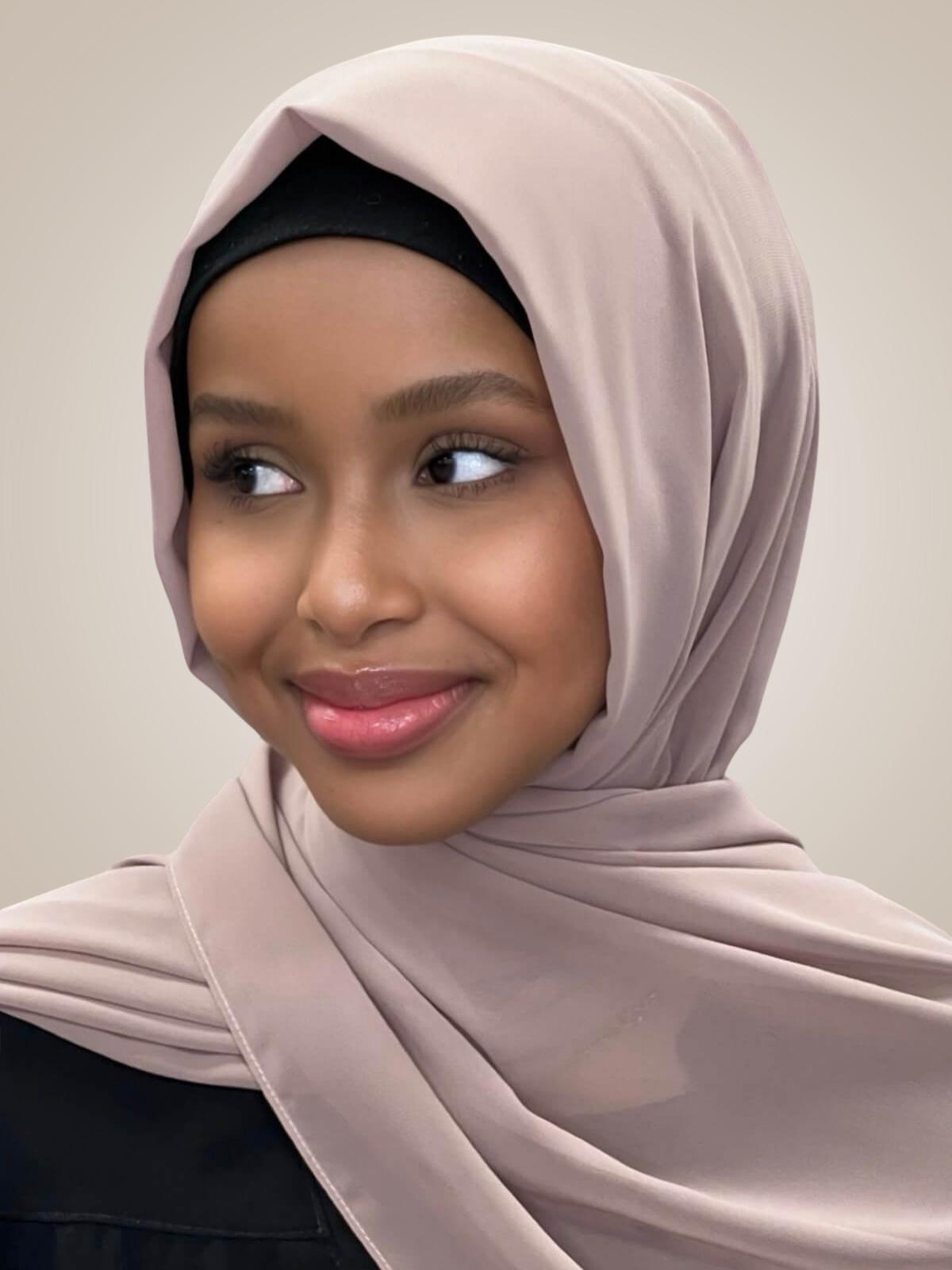 Luxury Chiffon Hijab-Cedar