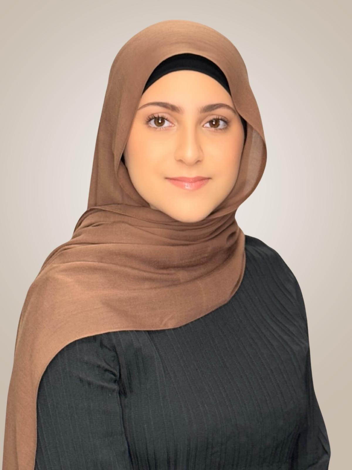 Modish Girl Cotton Modal Hijab-Golden Walnut
