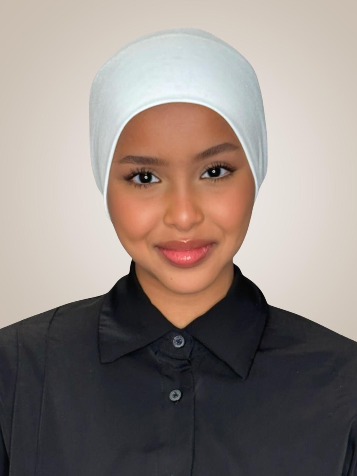 Premium Cotton Underscarf-White