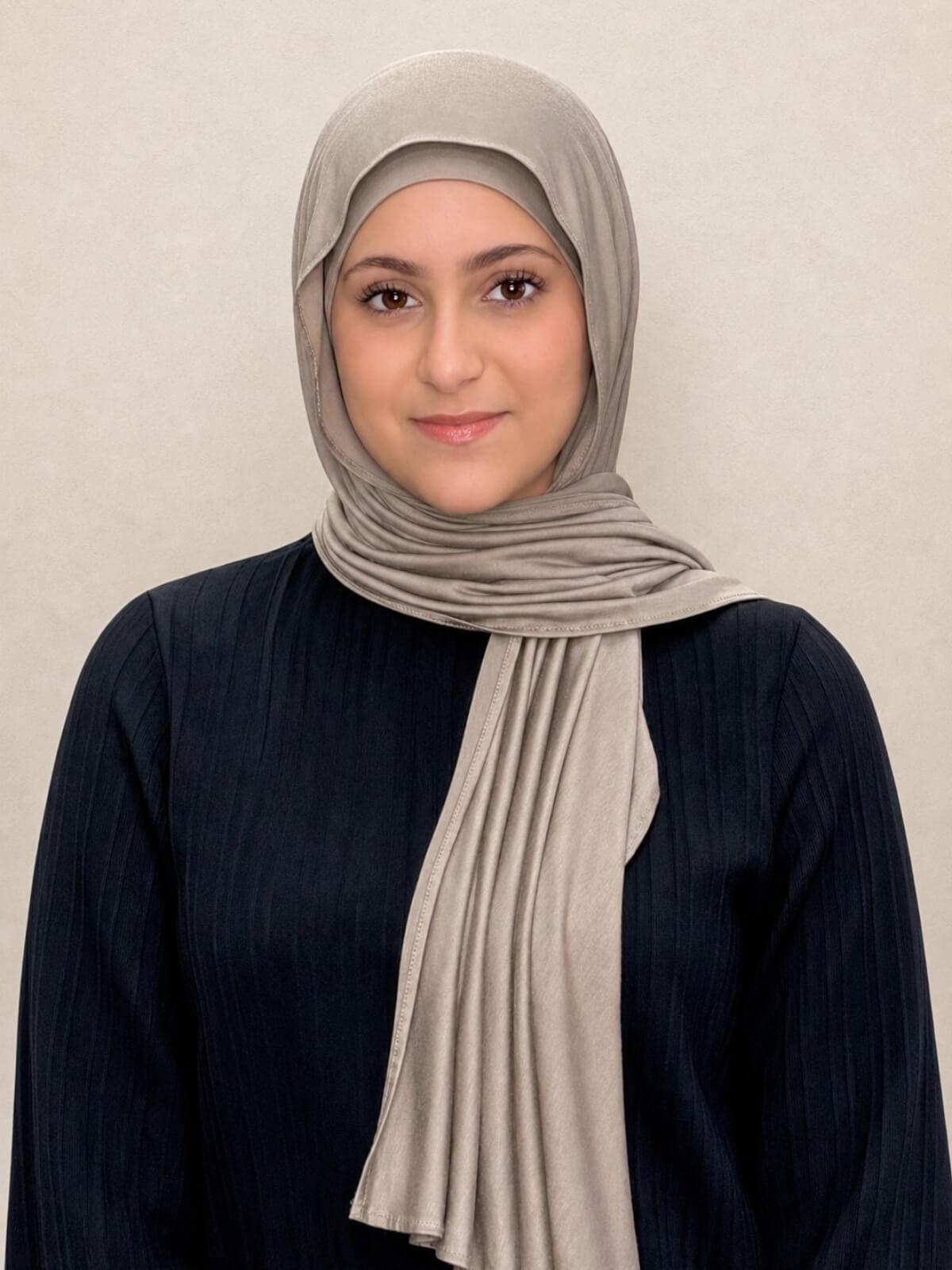 Modish Girl Premium Jersey hijab-Desert