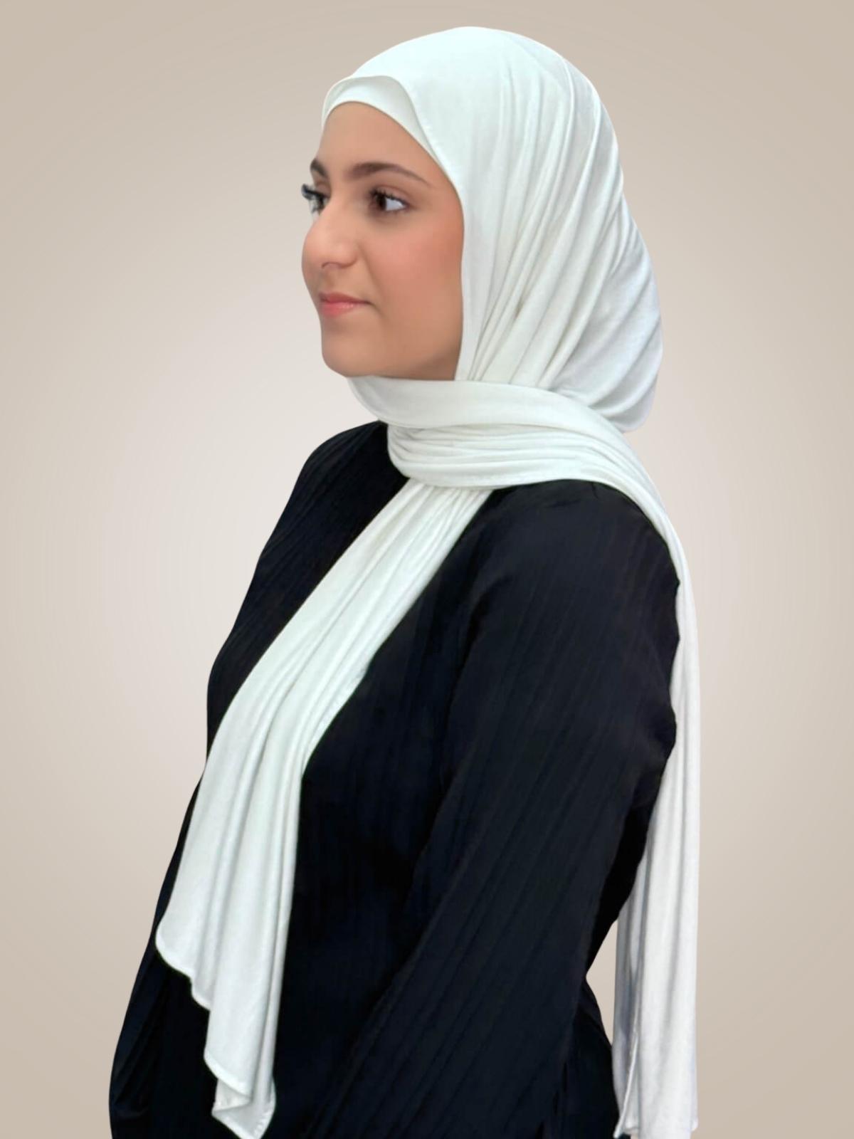 Modish Girl Premium Jersey Hijab-Off White