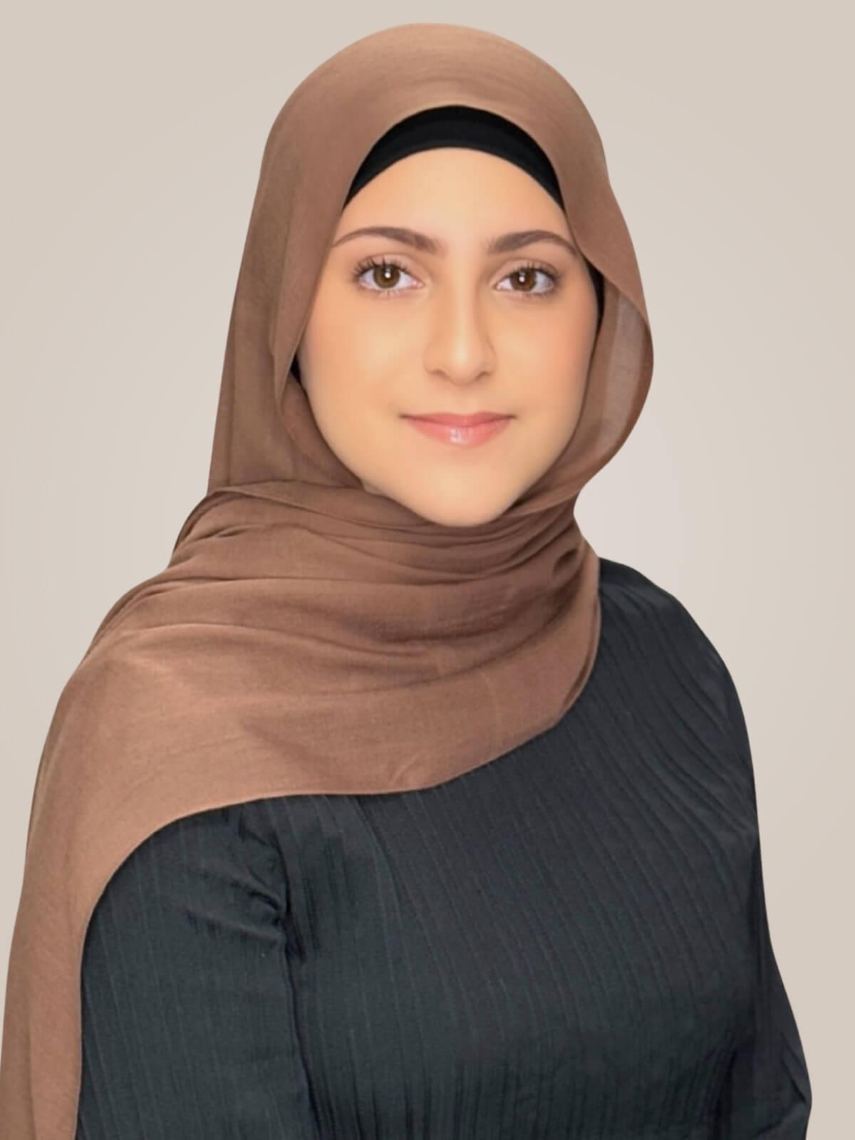 Modish Girl Cotton Modal Hijab-Golden Walnut