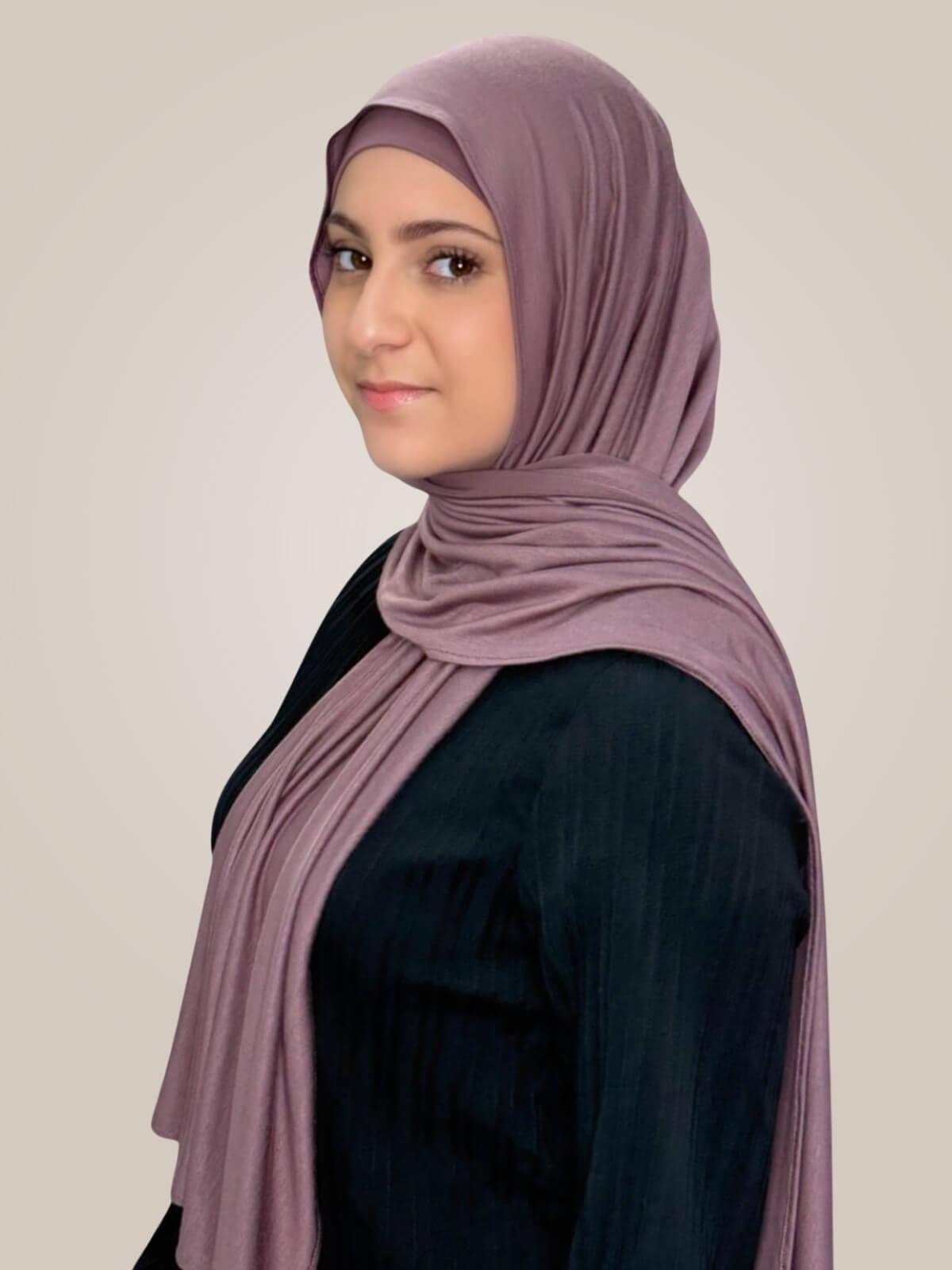 Modish girl Premium Jersey Hijab-Rose Taupe