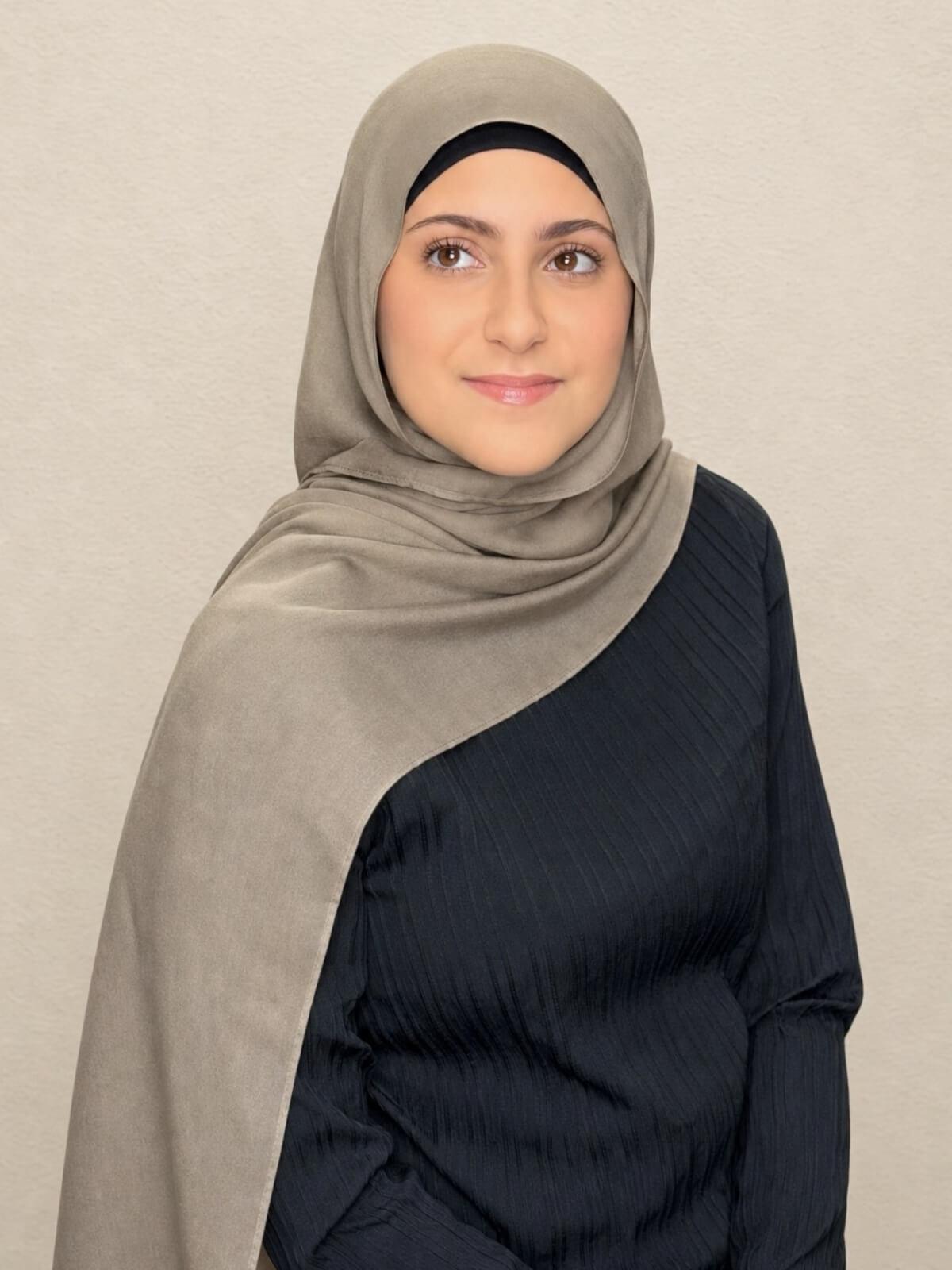 Modish Girl Cotton Modal Hijab-Forest Oak