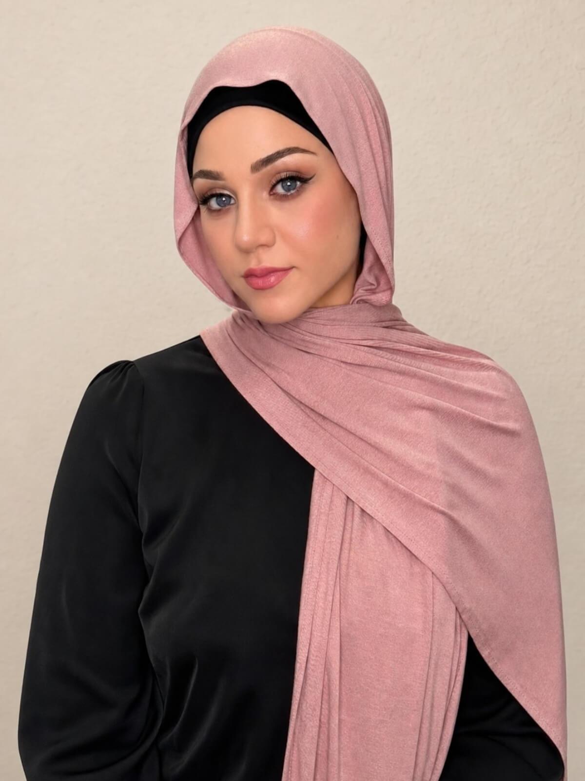 Classic Jersey Hijab-Rosin
