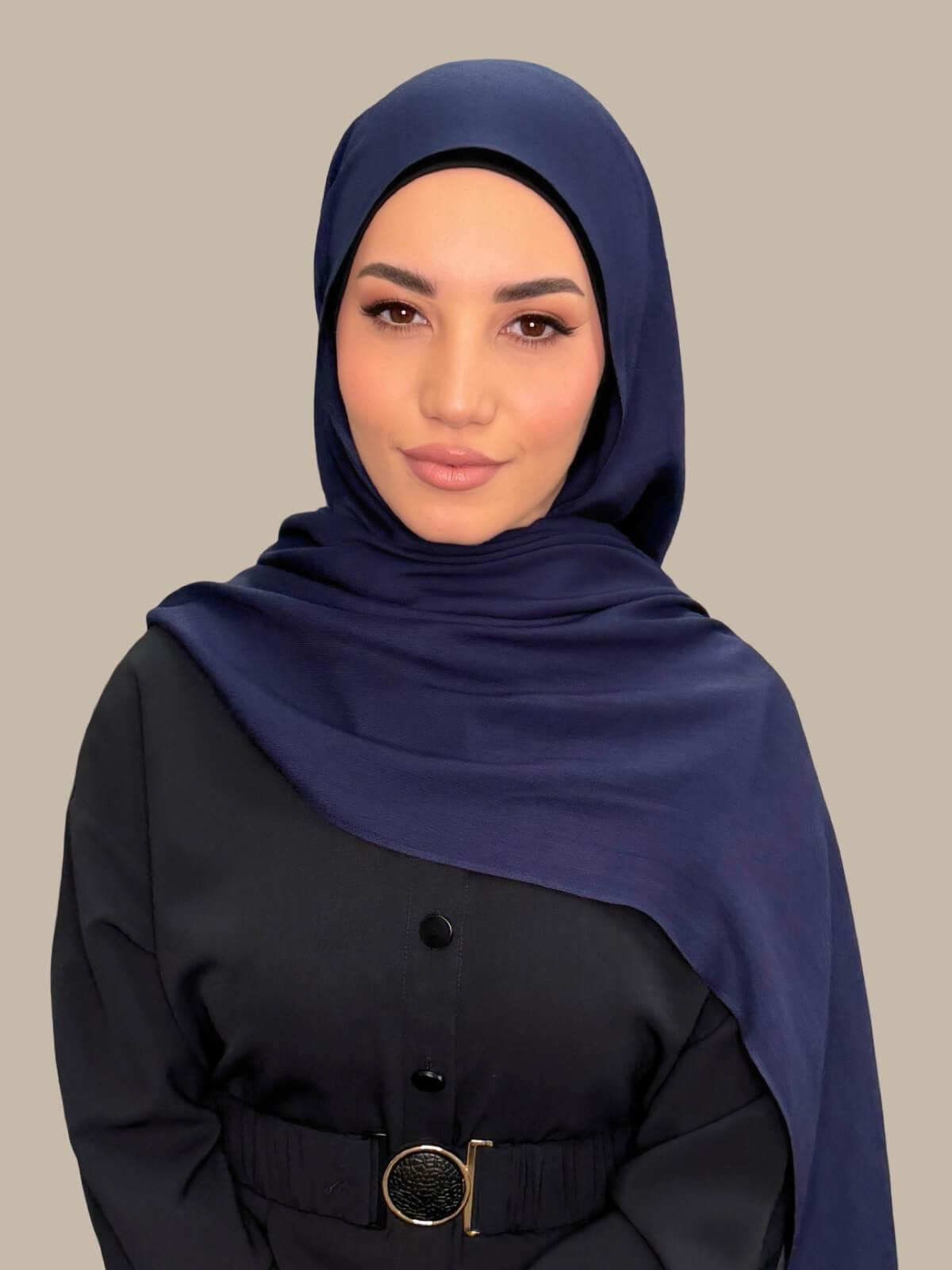 Cotton Modal Hijab-Sea Storm