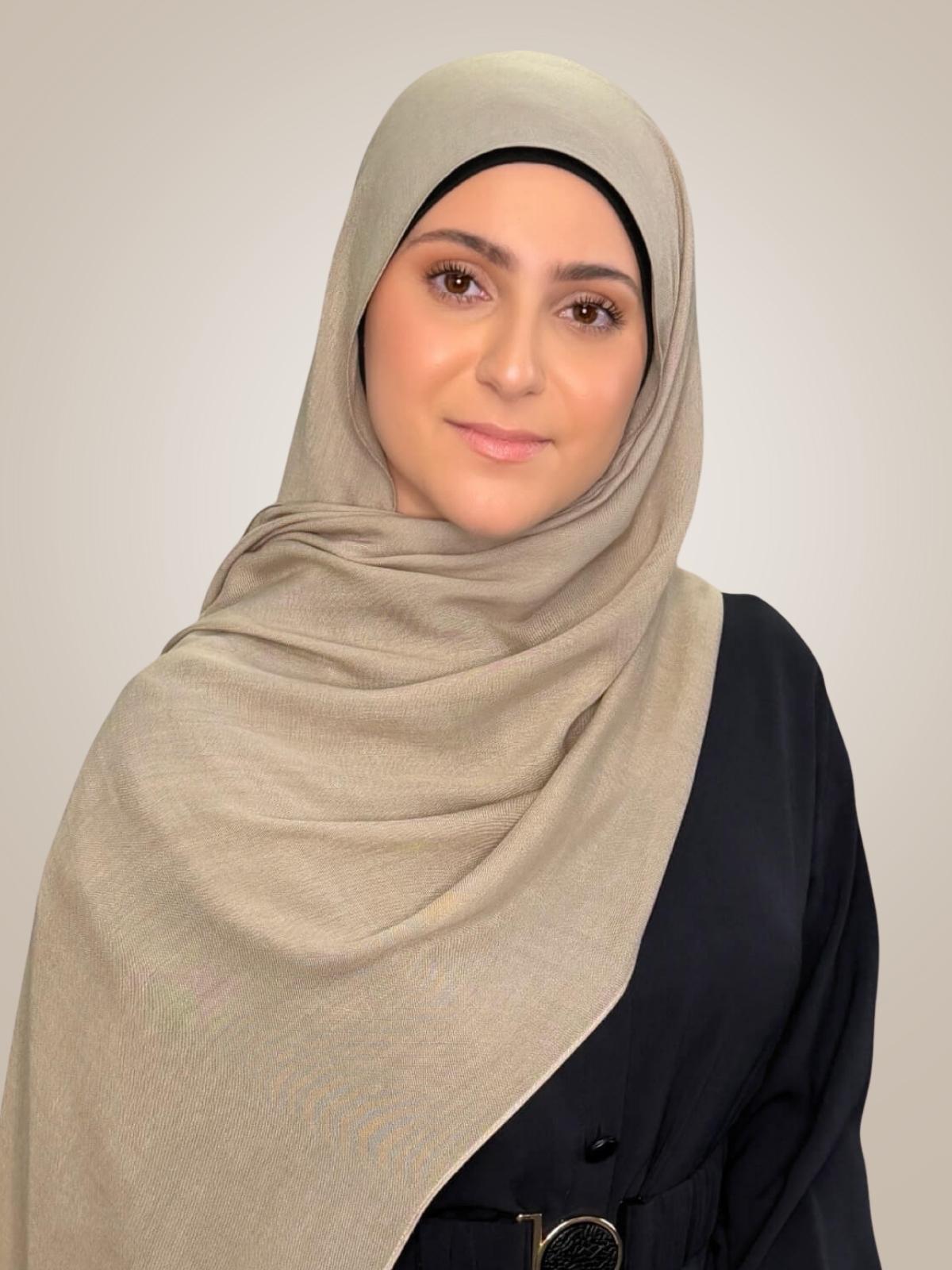 Modish Girl Cotton Modal Hijab-Wheat
