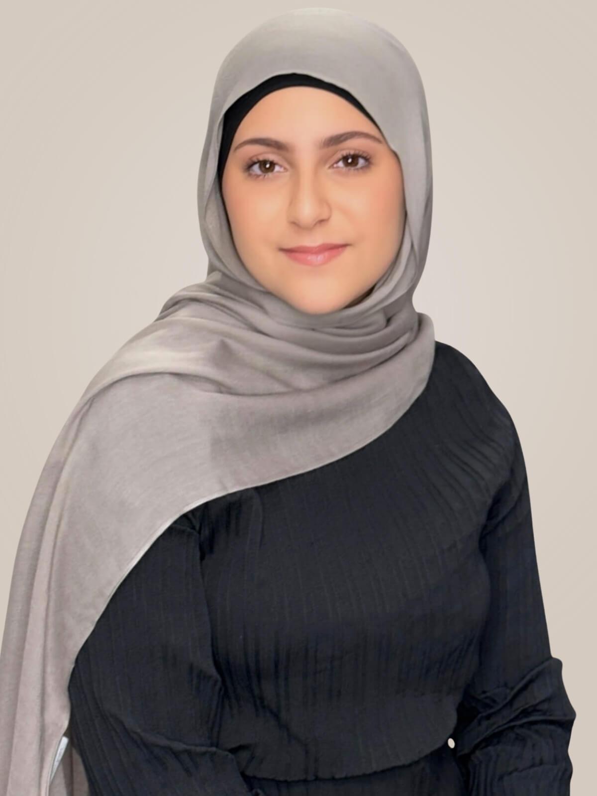 Modish Girl Cotton Modal Hijab-Oak Mist