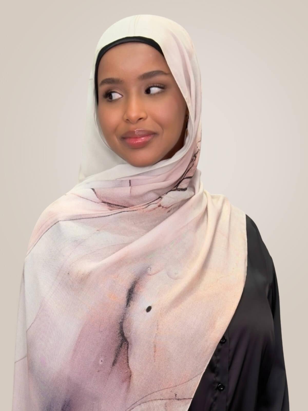 Print Modal Hijab-Tokyo Blossom