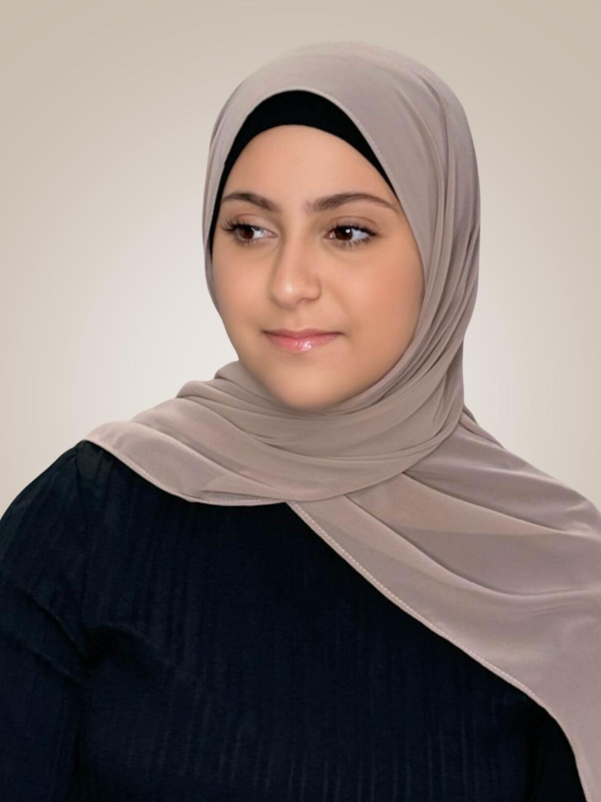 Modish Girl luxury Chiffon Hijab-Cedar