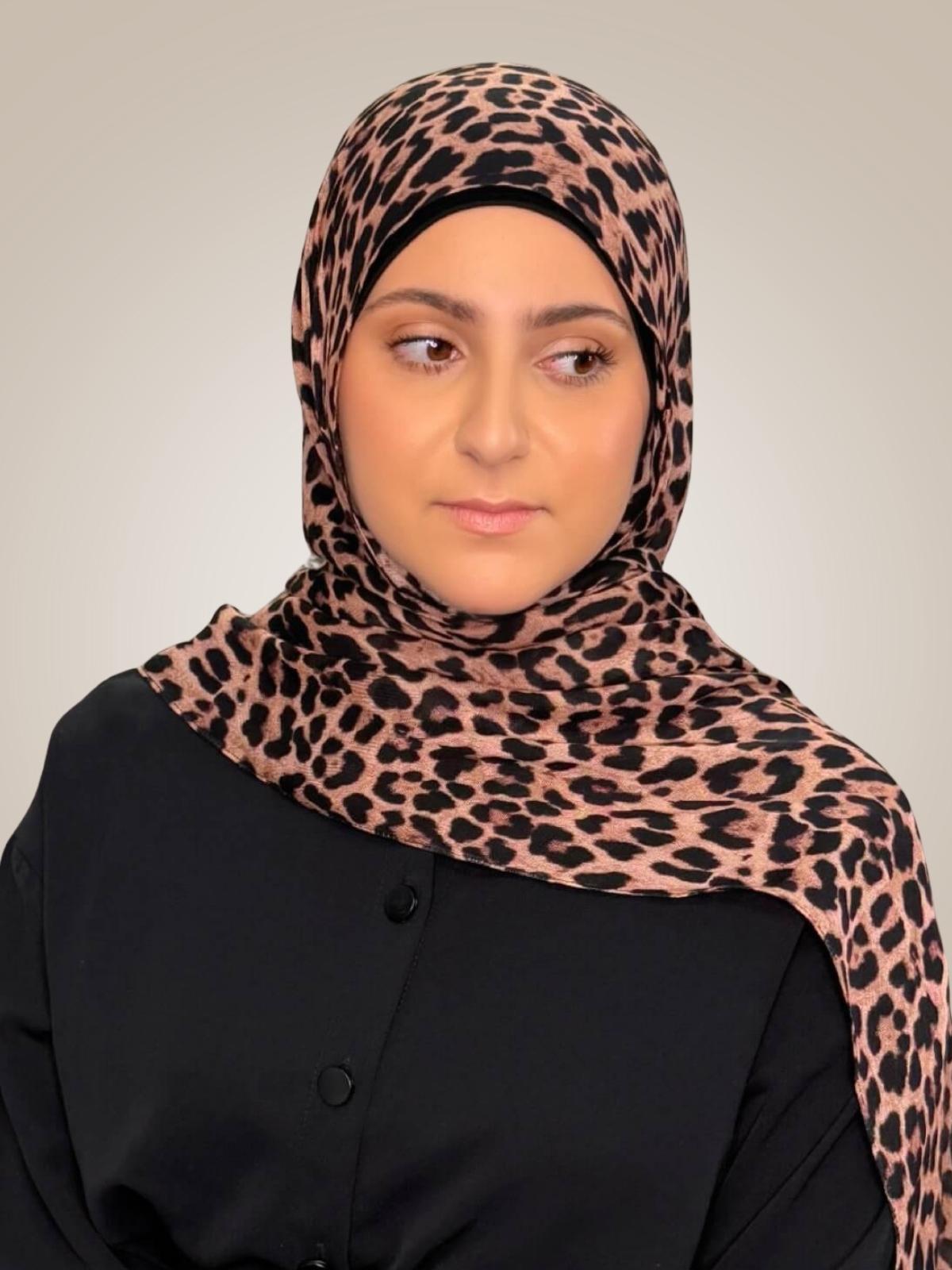 Modish Girl Print Modal Hijab-Safari Nights