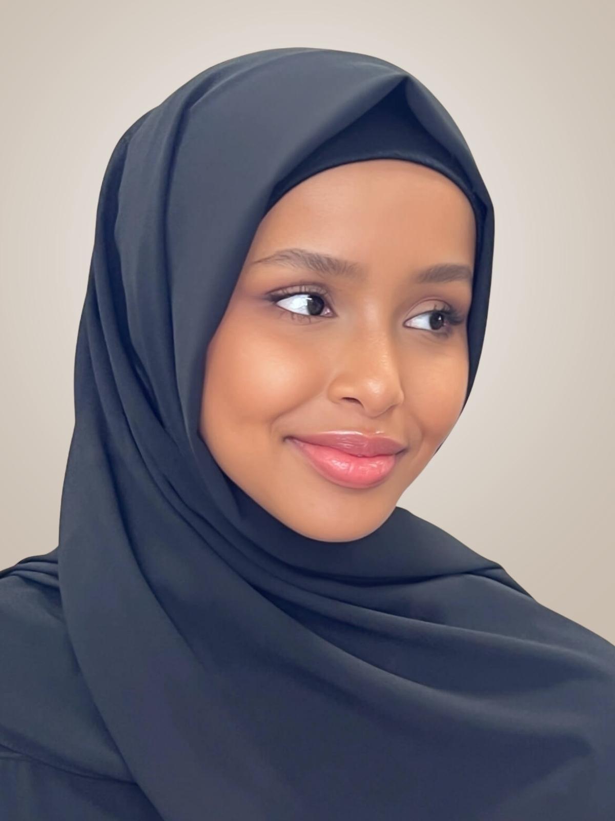 Classic Chiffon Hijab-Black