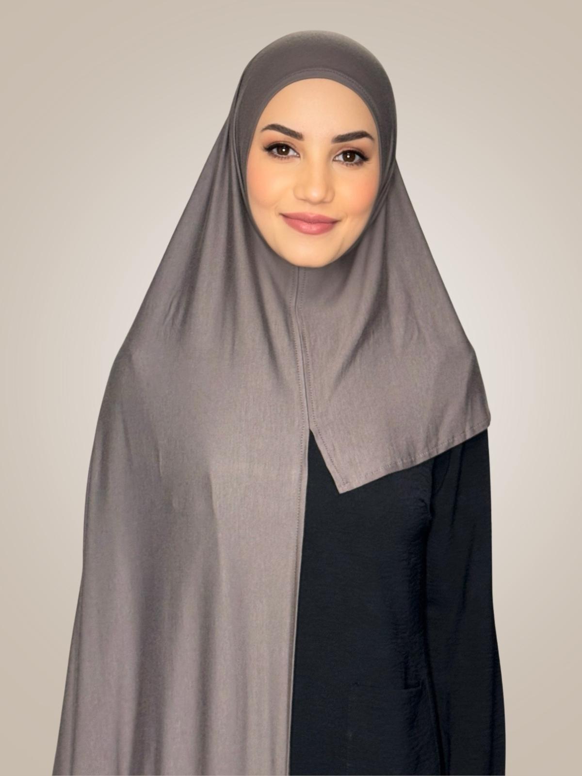 Pre-Sewn Jersey Hijab-Hazel
