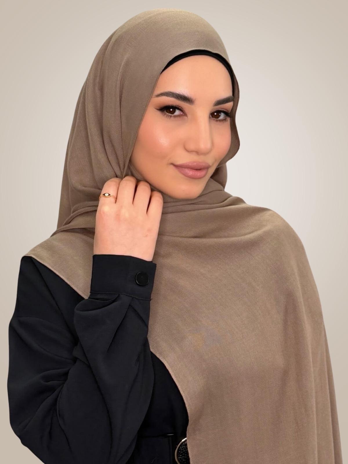 Cotton Modal Hijab-Forest Oak