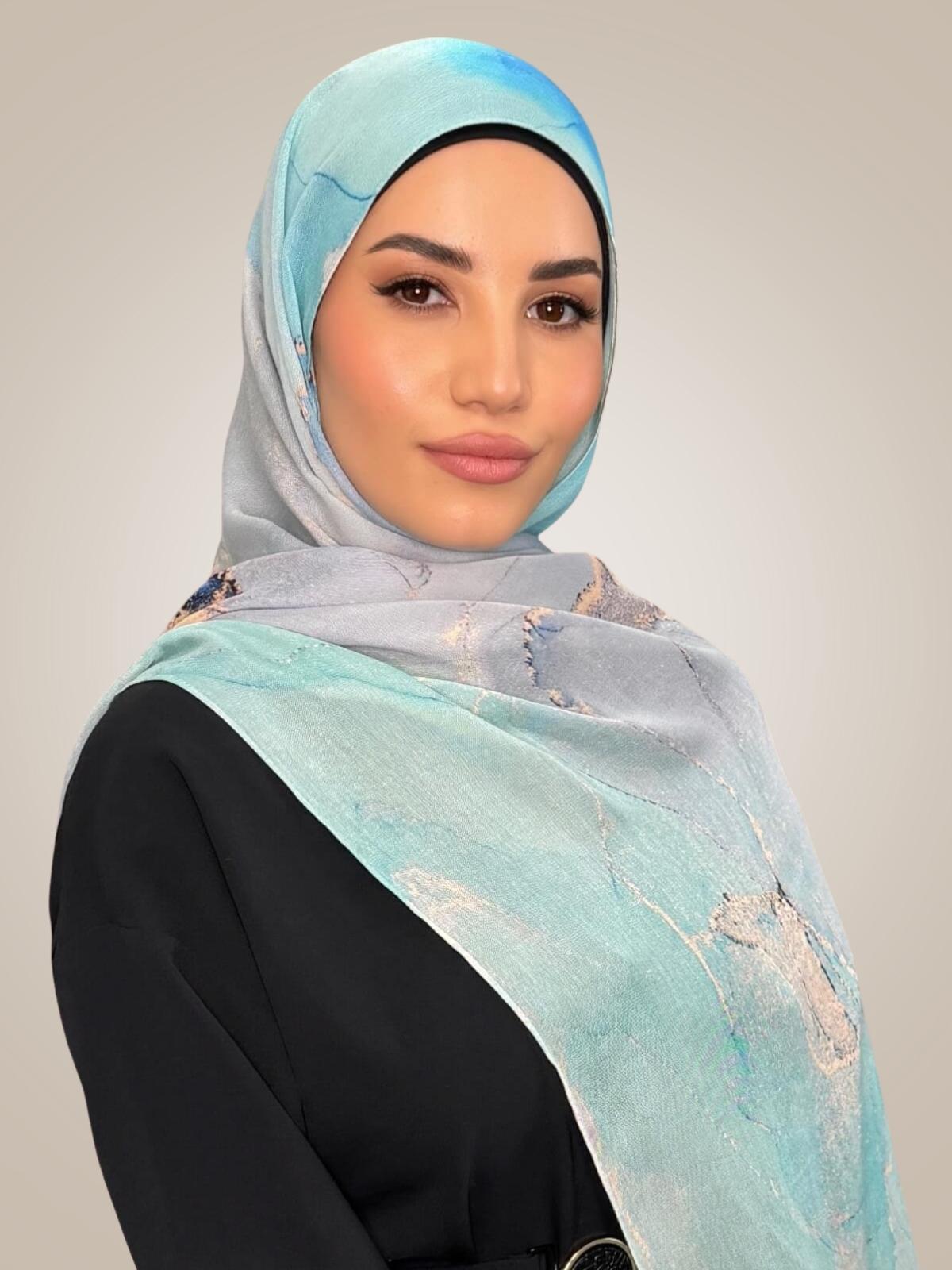 Print Modal Hijab-Amalfi Blue