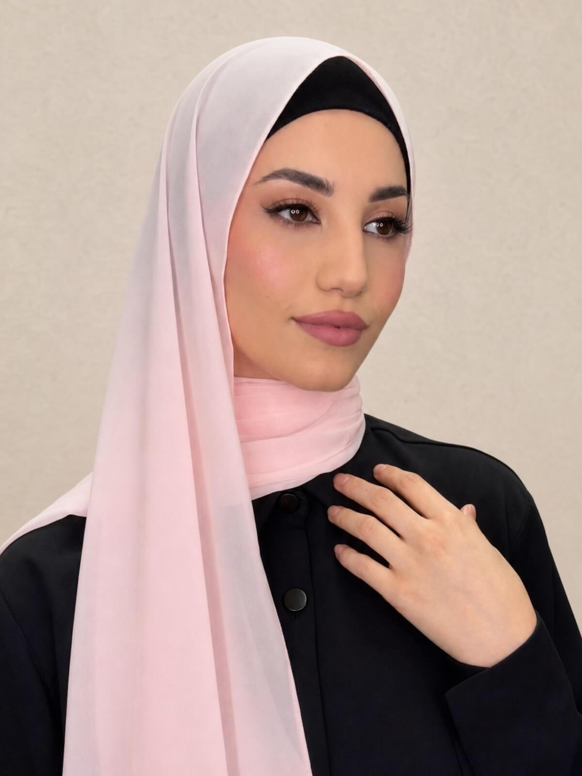 Luxury Chiffon Hijab-Petal
