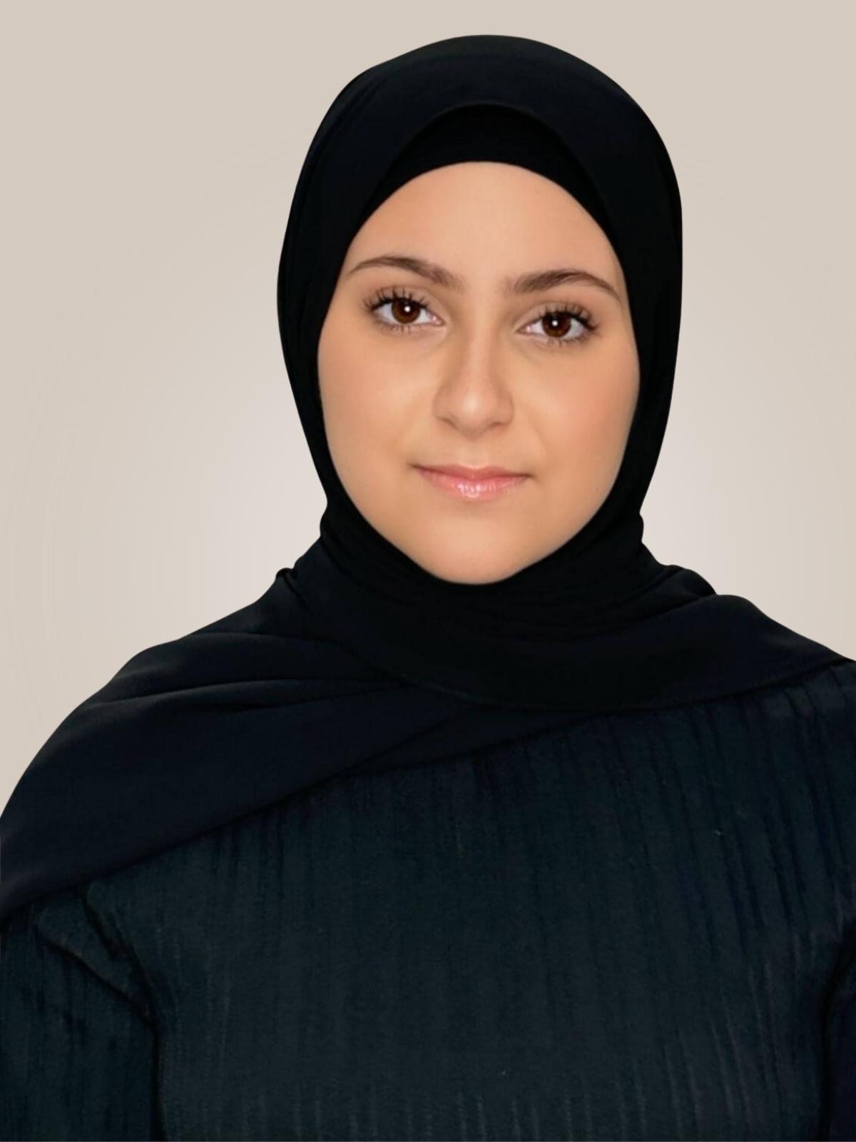 Modish Girl Luxury Chiffon Hijab-Black