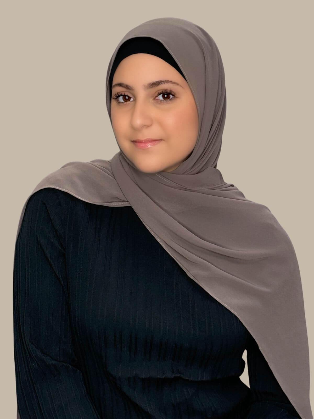 Modish Girl Luxury Chiffon Hijab-Sandstone