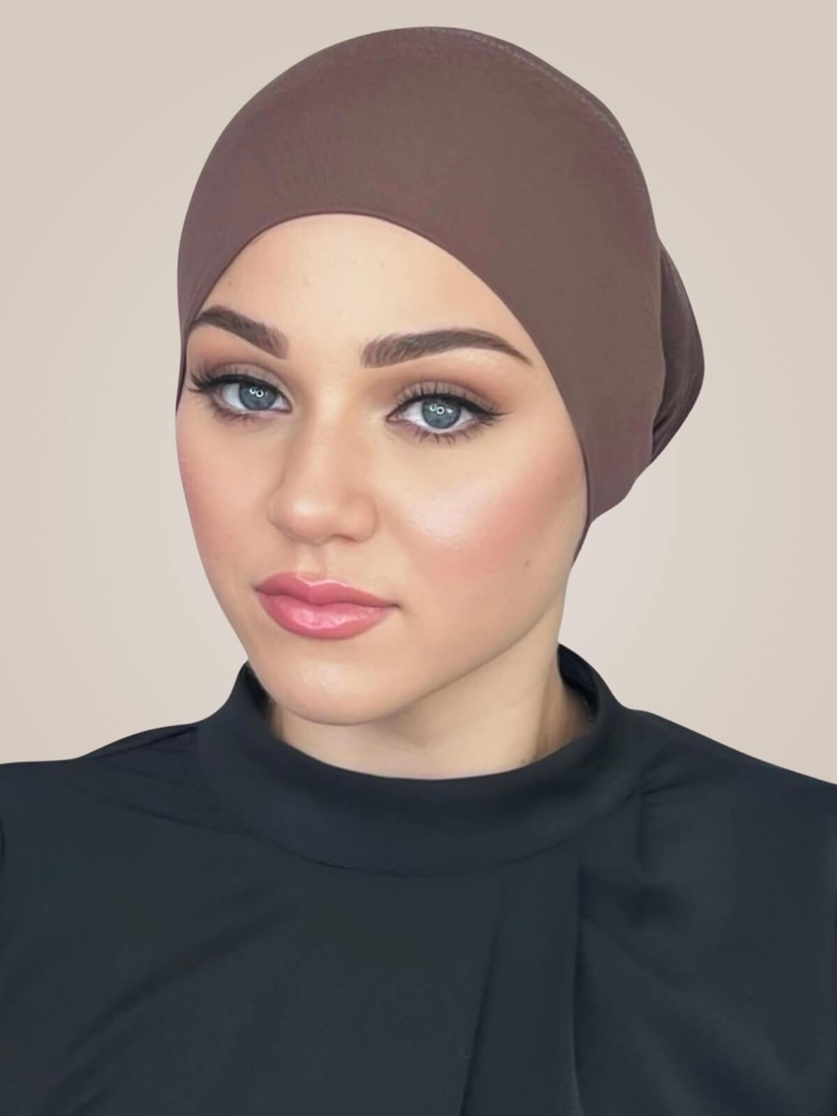 Premium Jersey Underscarf-Mocha Brown