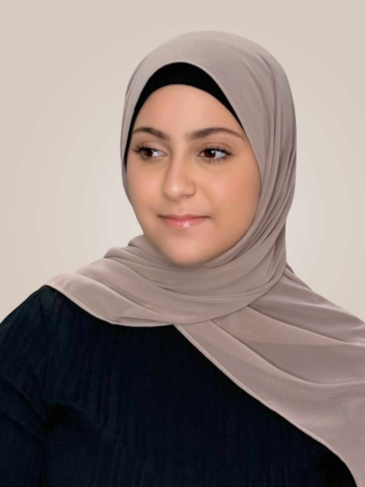 Modish Girl luxury Chiffon Hijab-Cedar