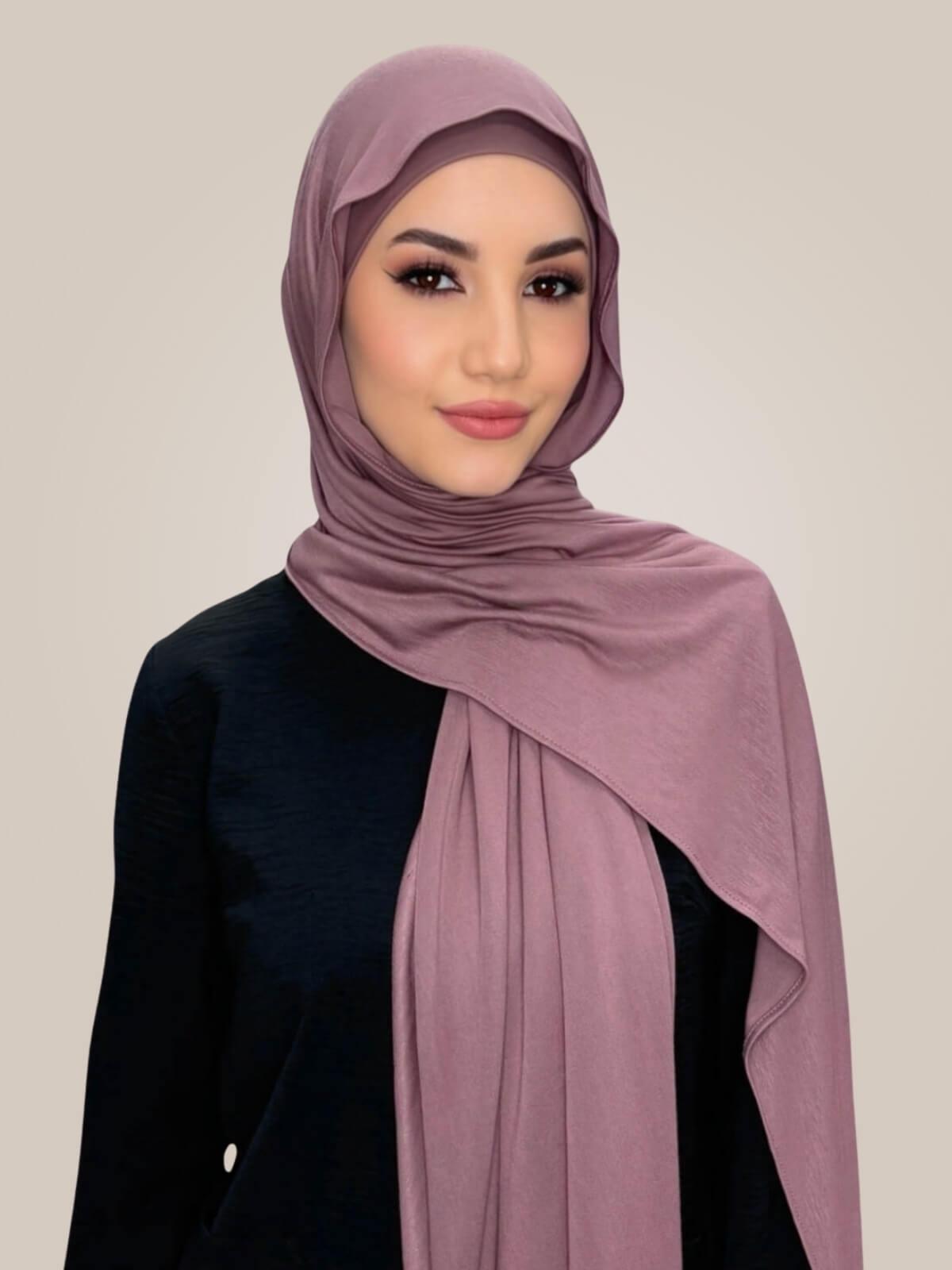 Premium Jersey Hijab-Rose Taupe