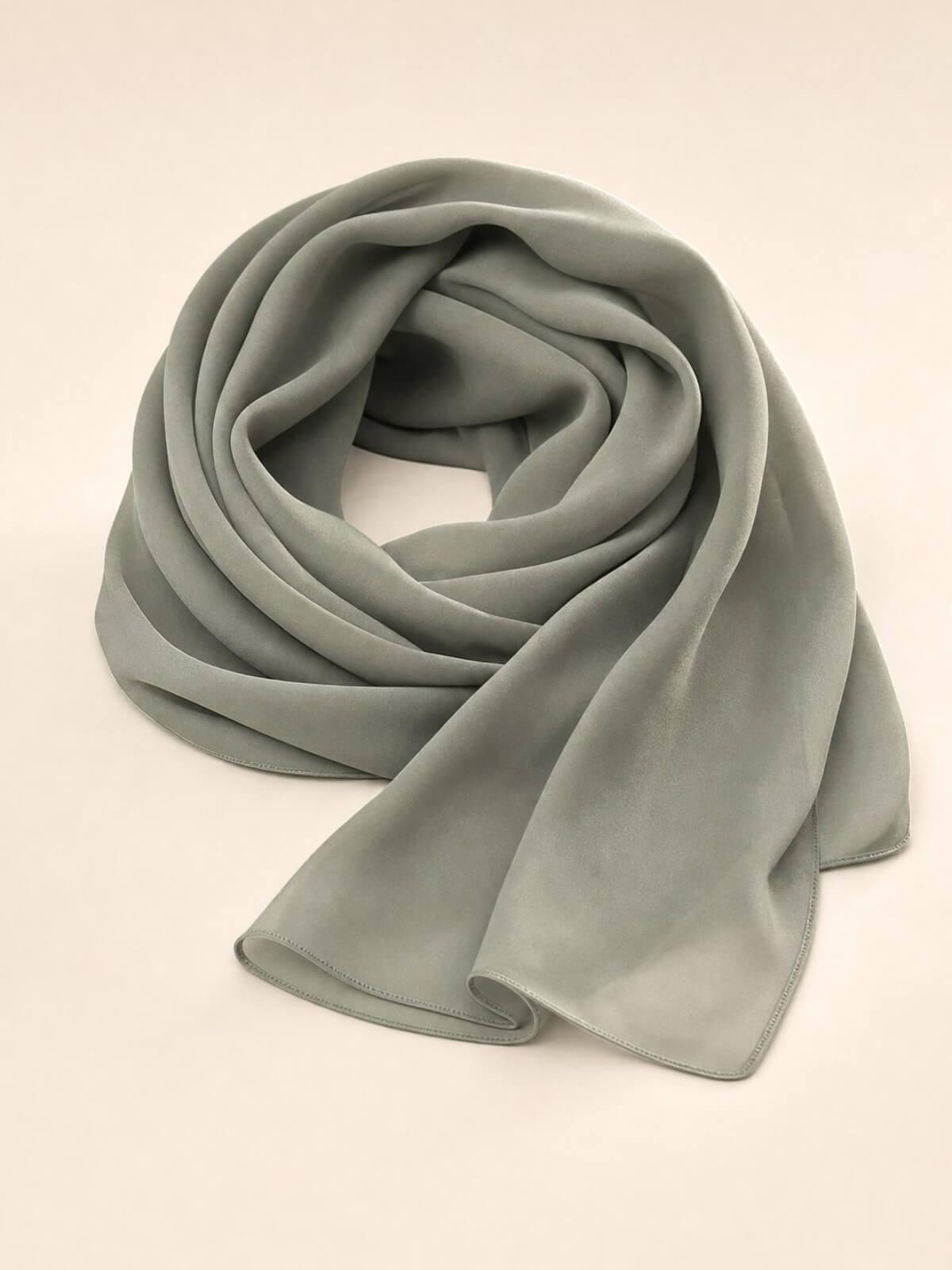 Luxury Chiffon Hijab-Dusty Olive