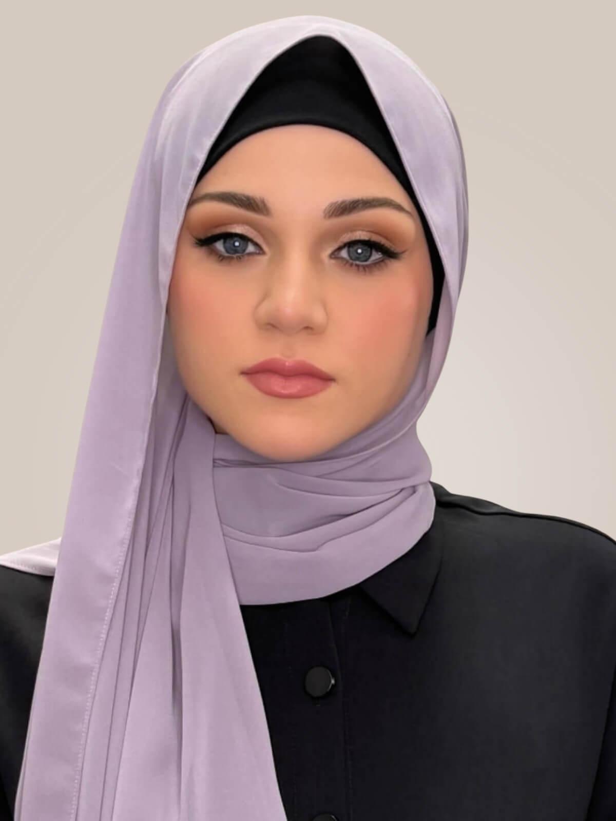 Luxury Chiffon Hijab-Viola