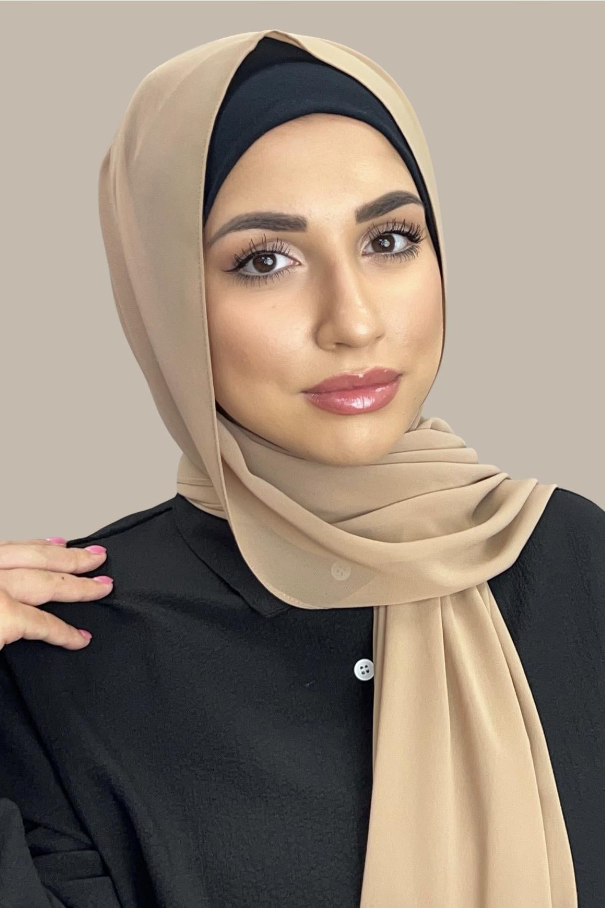 Luxury Chiffon Hijab - White – Voile Chic - Canada