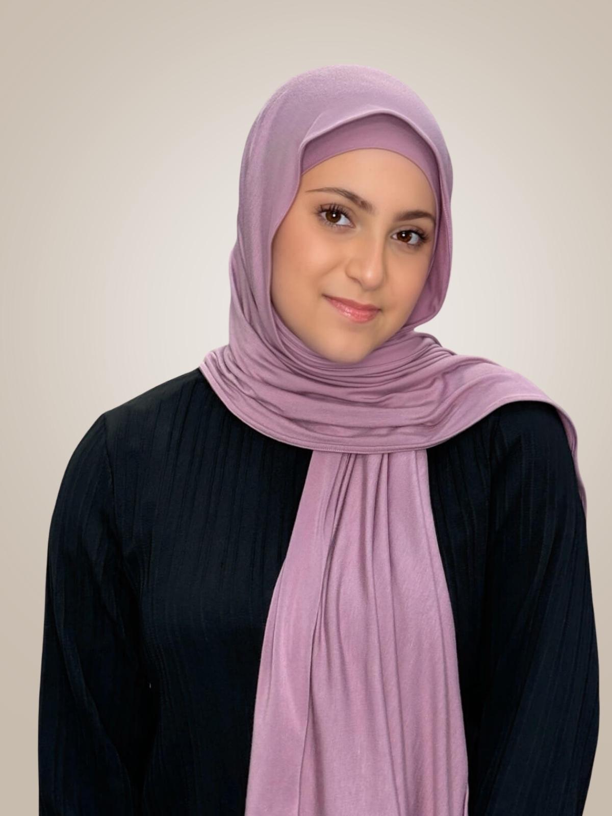 Modish Girl Premium Jersey Hijab-Khaki Rose