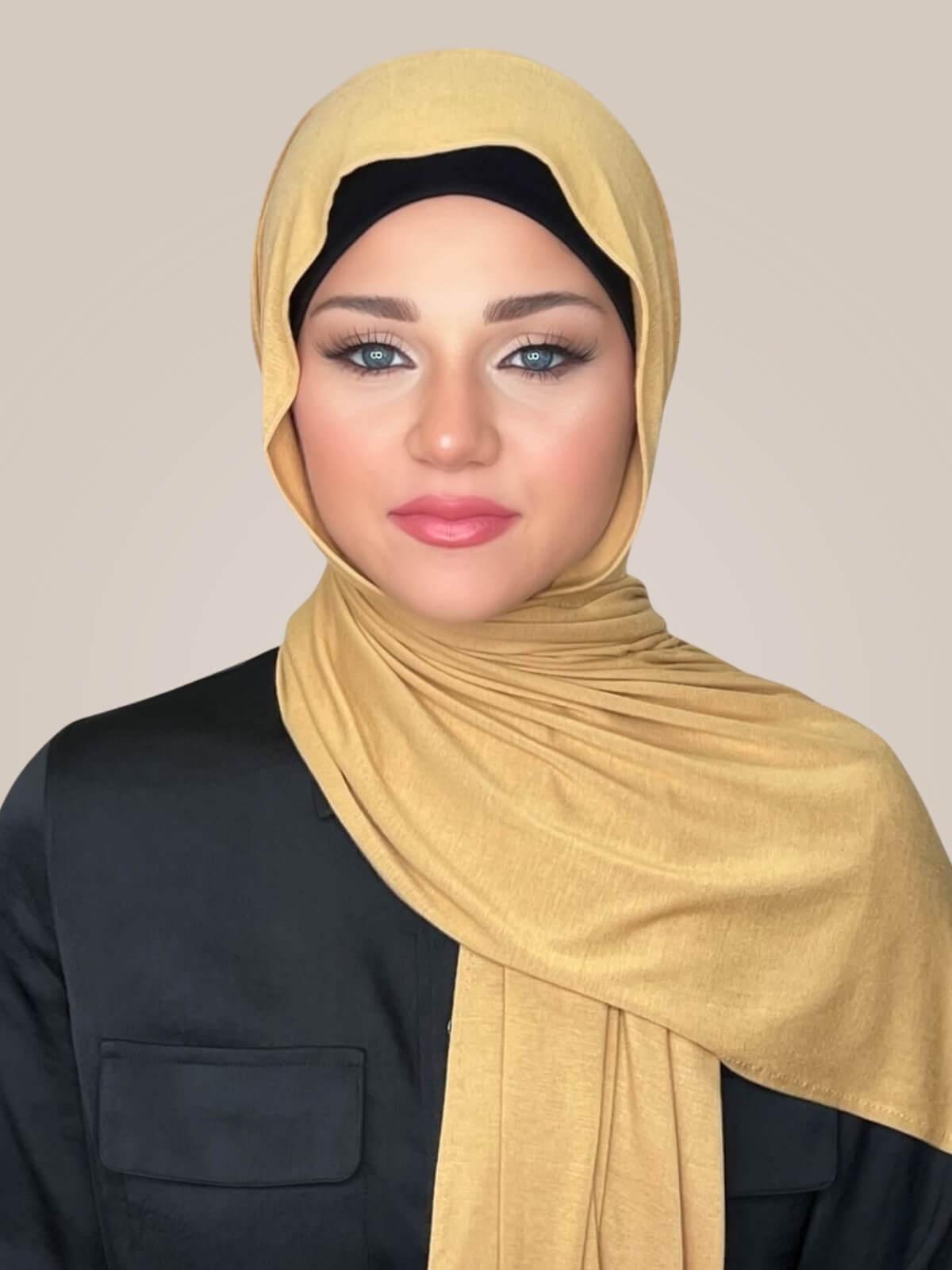 Classic Jersey Hijab-Butterscotch
