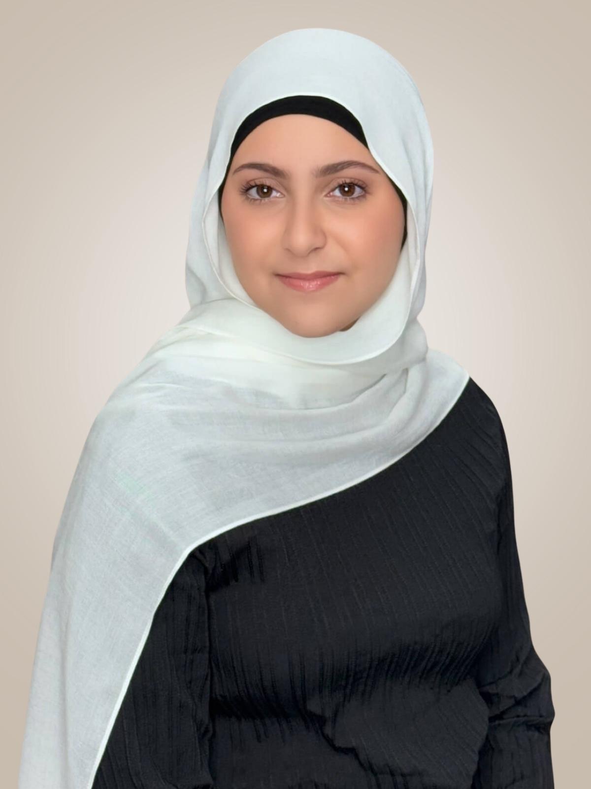 Modish Girl Cotton Modal Hijab-Porcelain