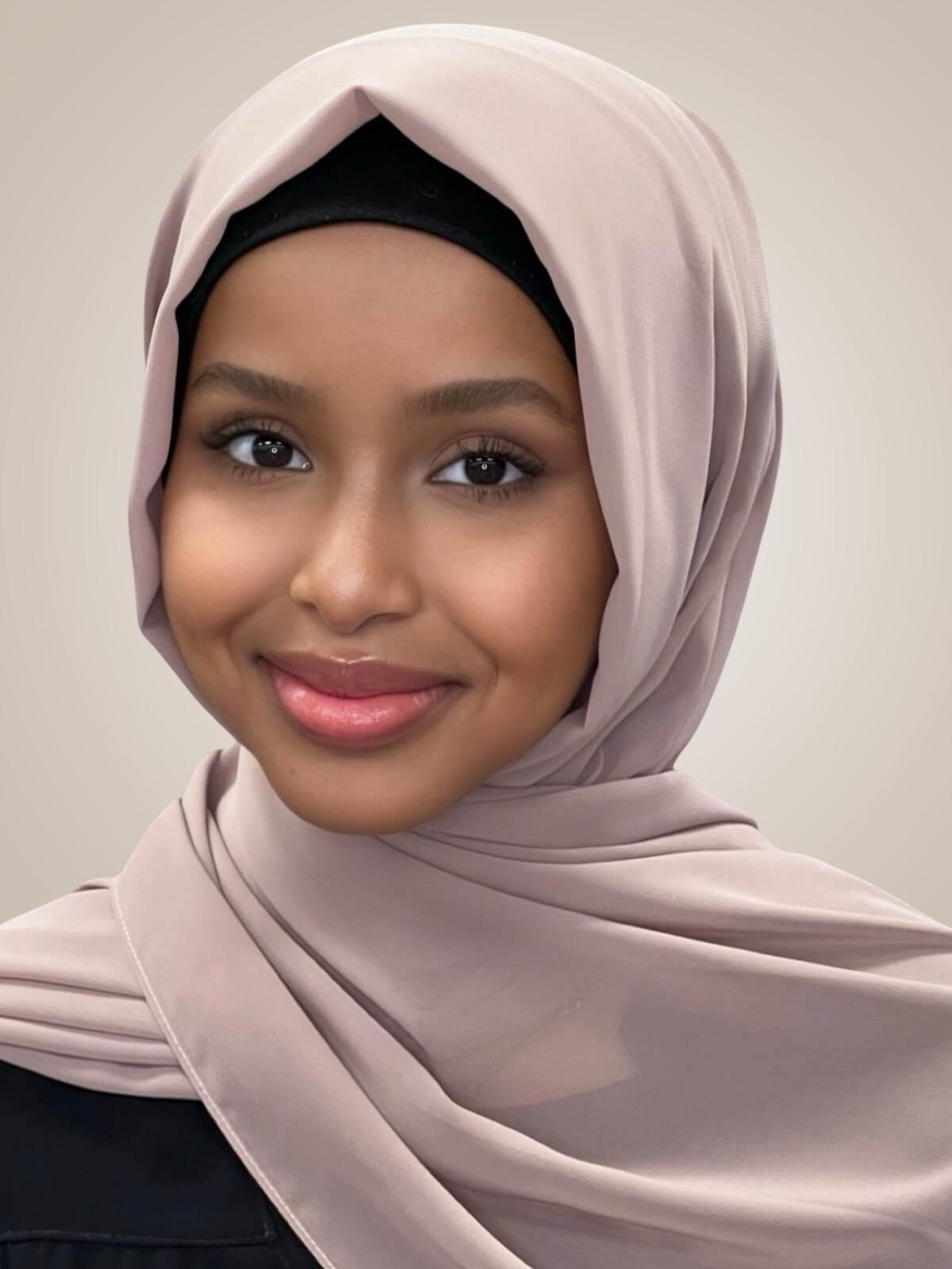 Luxury Chiffon Hijab-Cedar