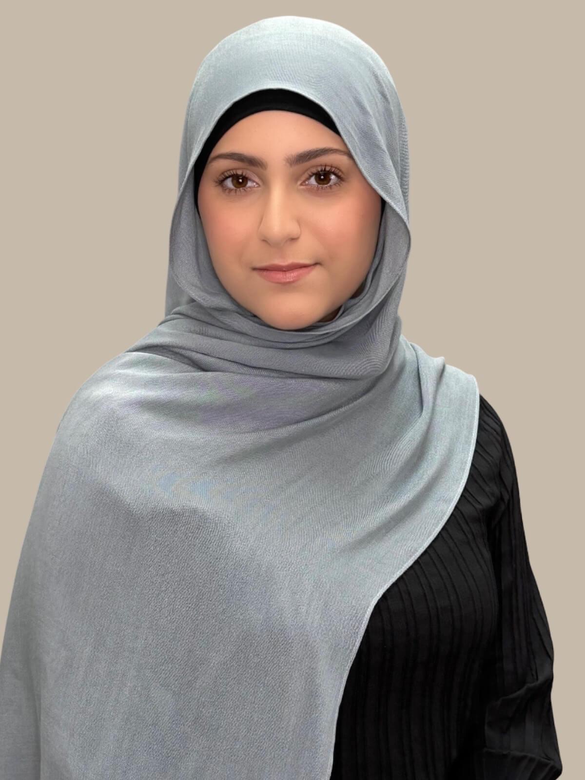 Modish Girl Cotton Modal Hijab-Fossil