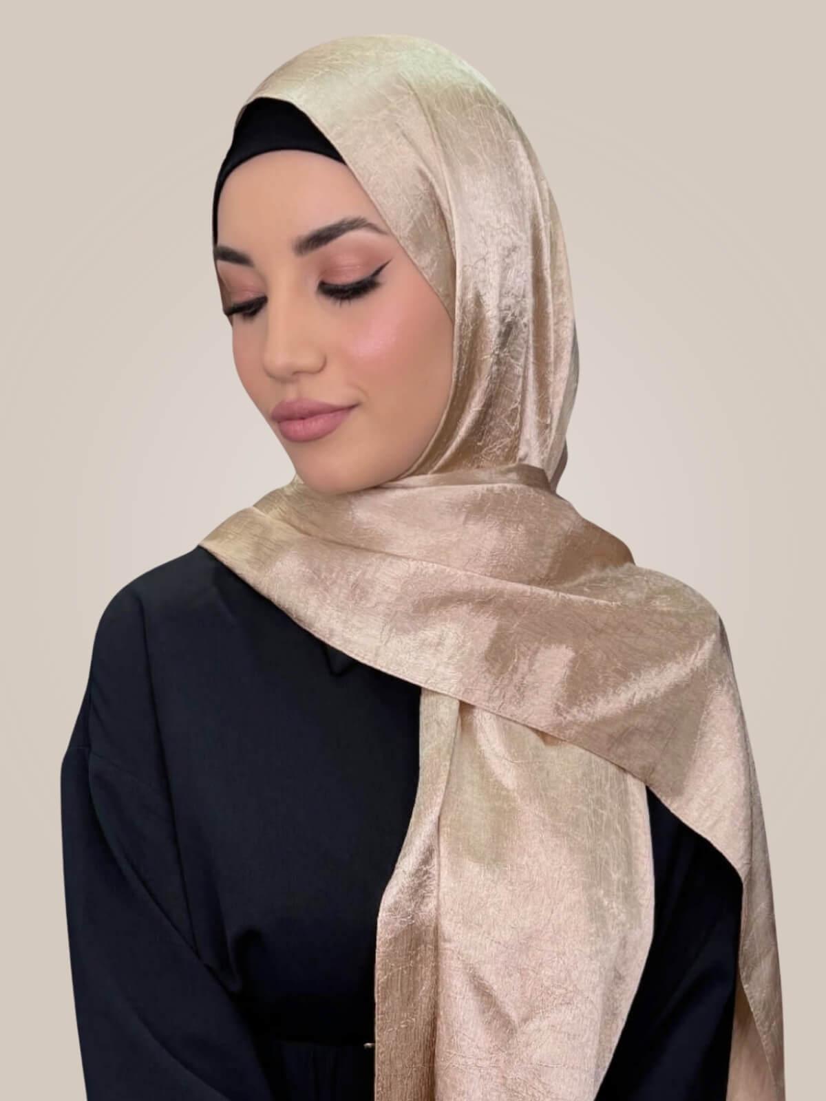 Classic Satin Hijab-Nude