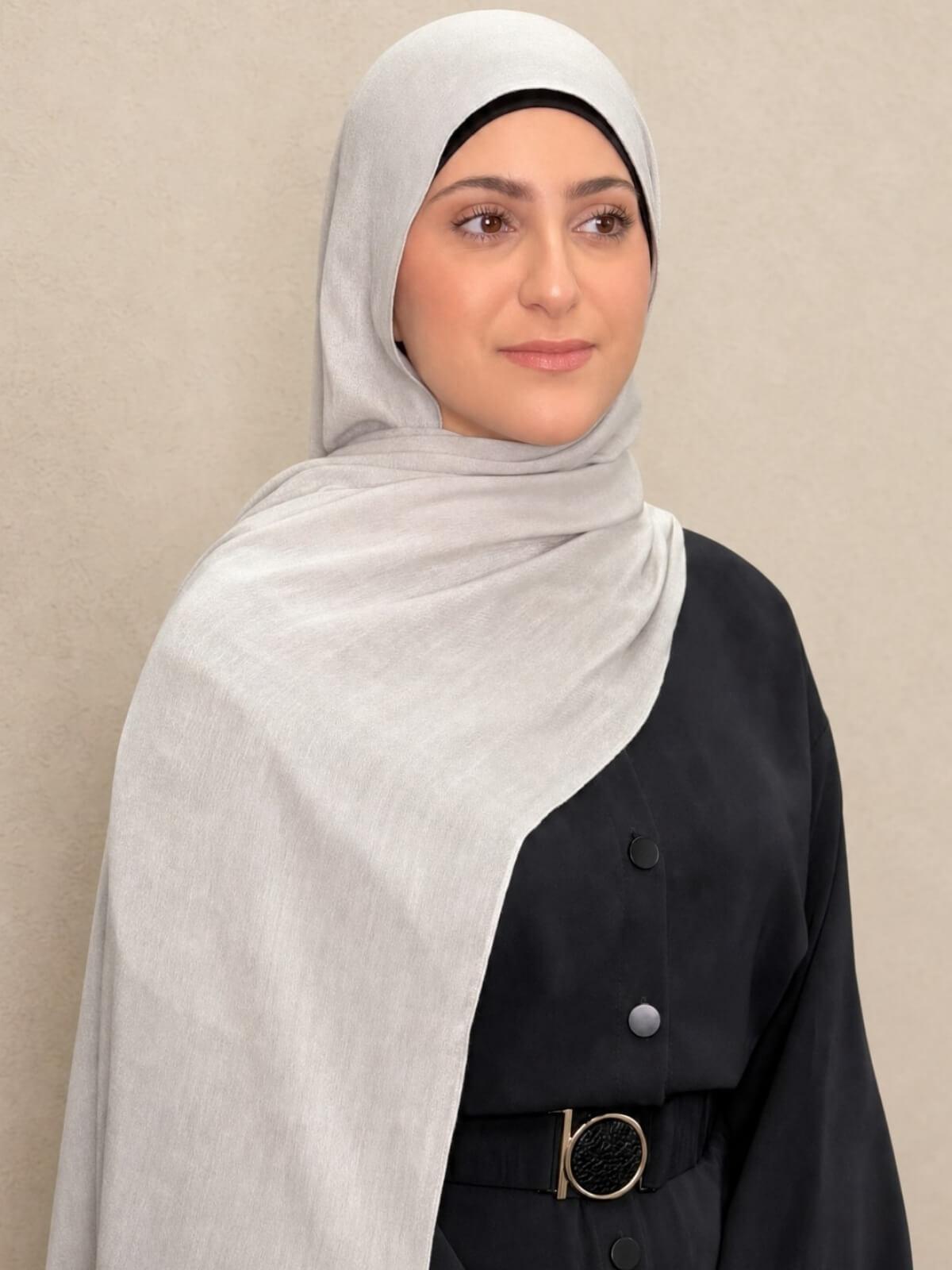 Modish Girl Cotton Modal Hijab-Pearl River