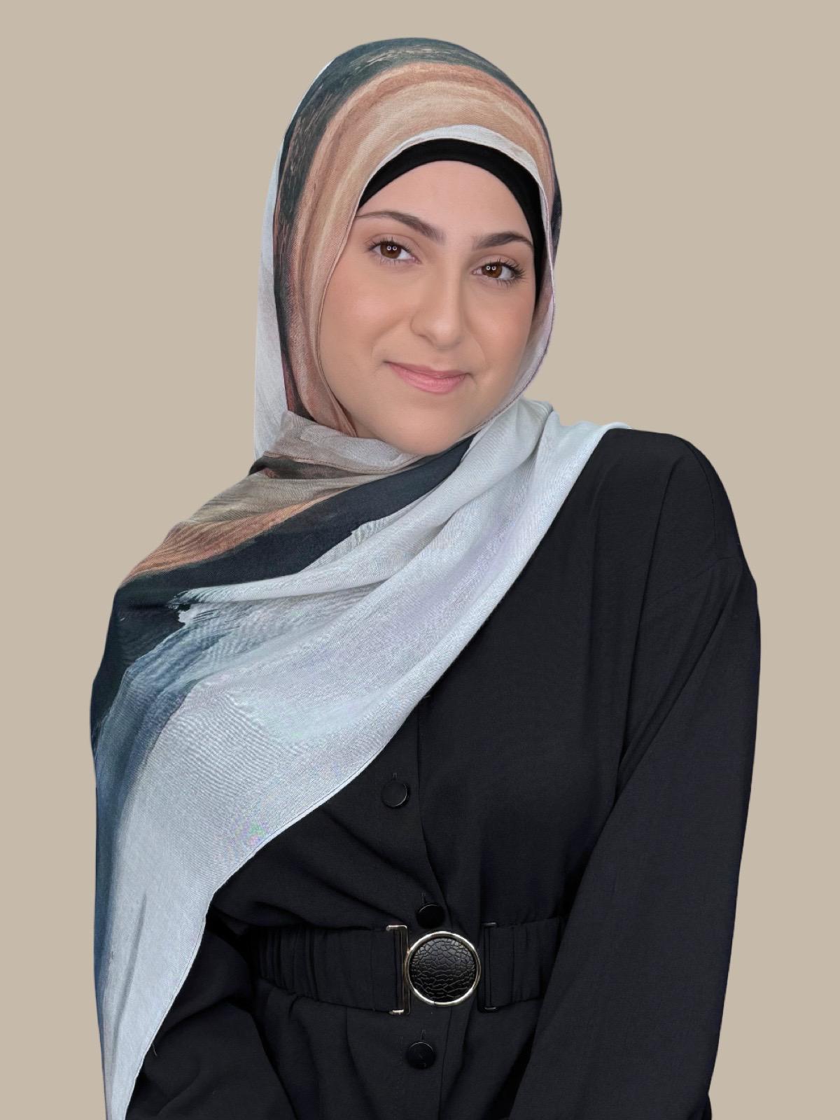 Modish Girl Print Modal Hijab-Sahara Drift