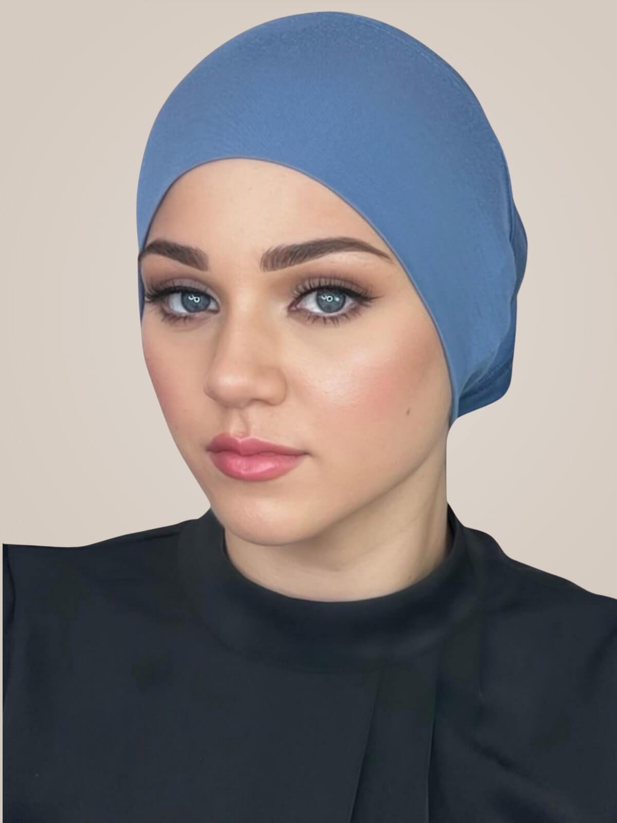 Premium Jersey UnderScarf-Blue Grey