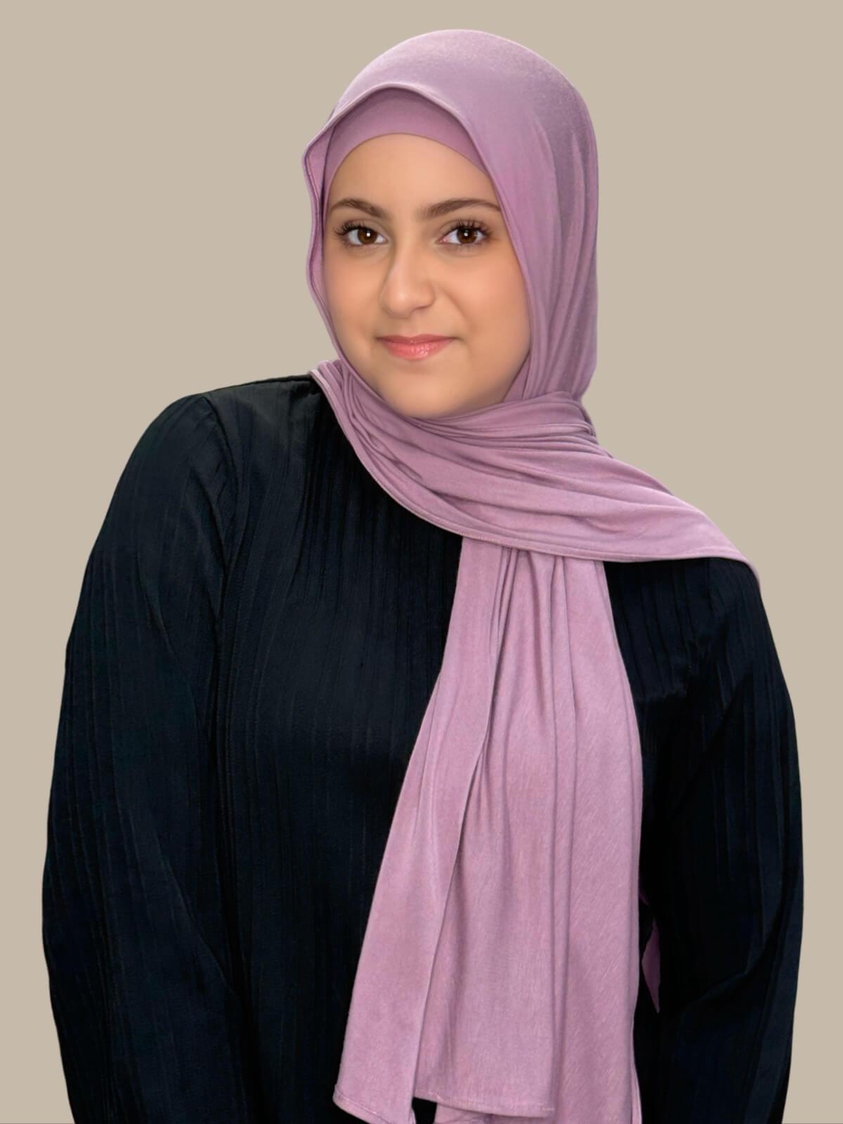 Modish Girl Premium Jersey Hijab-Khaki Rose