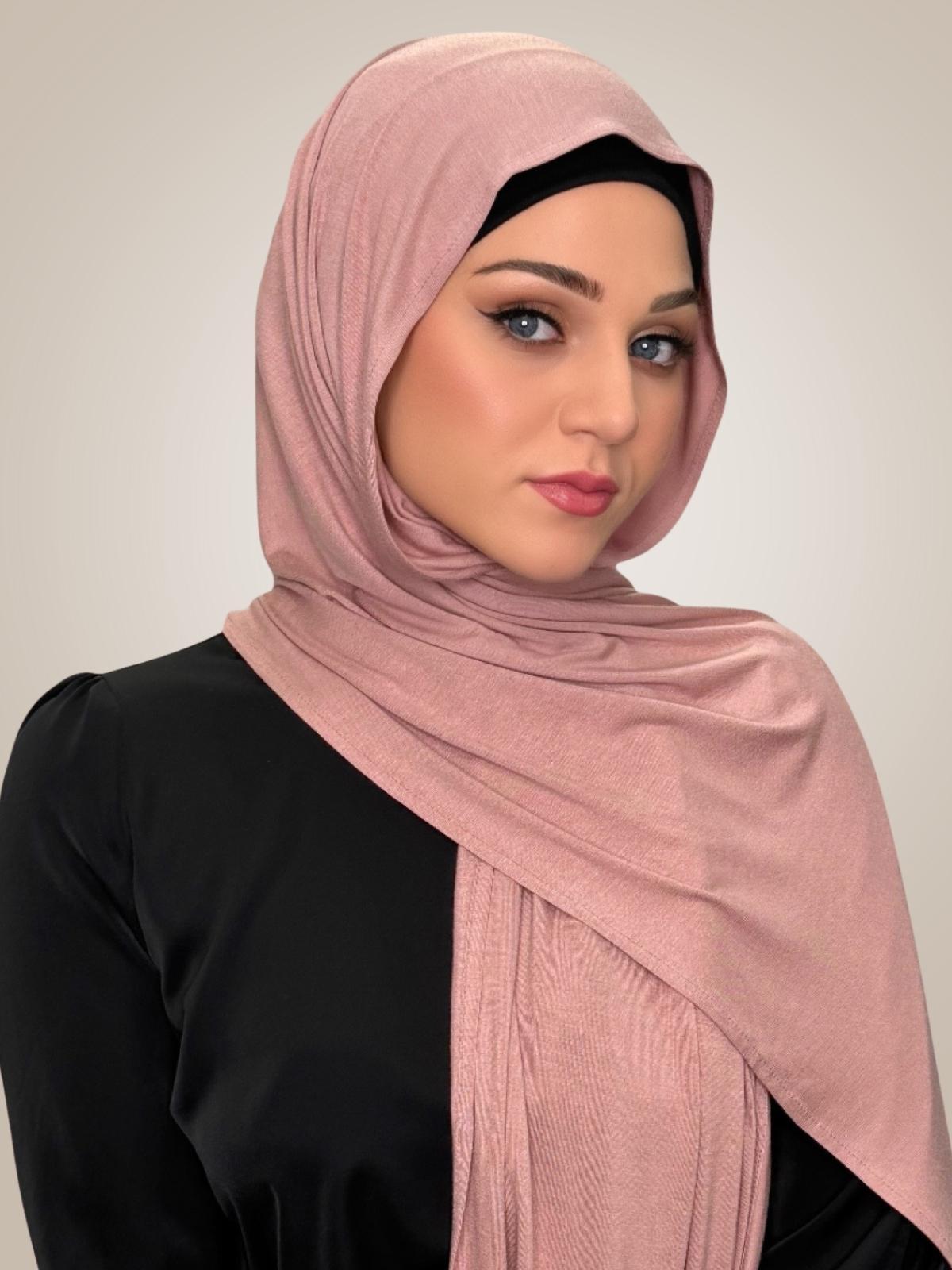 Classic Jersey Hijab-Rosin