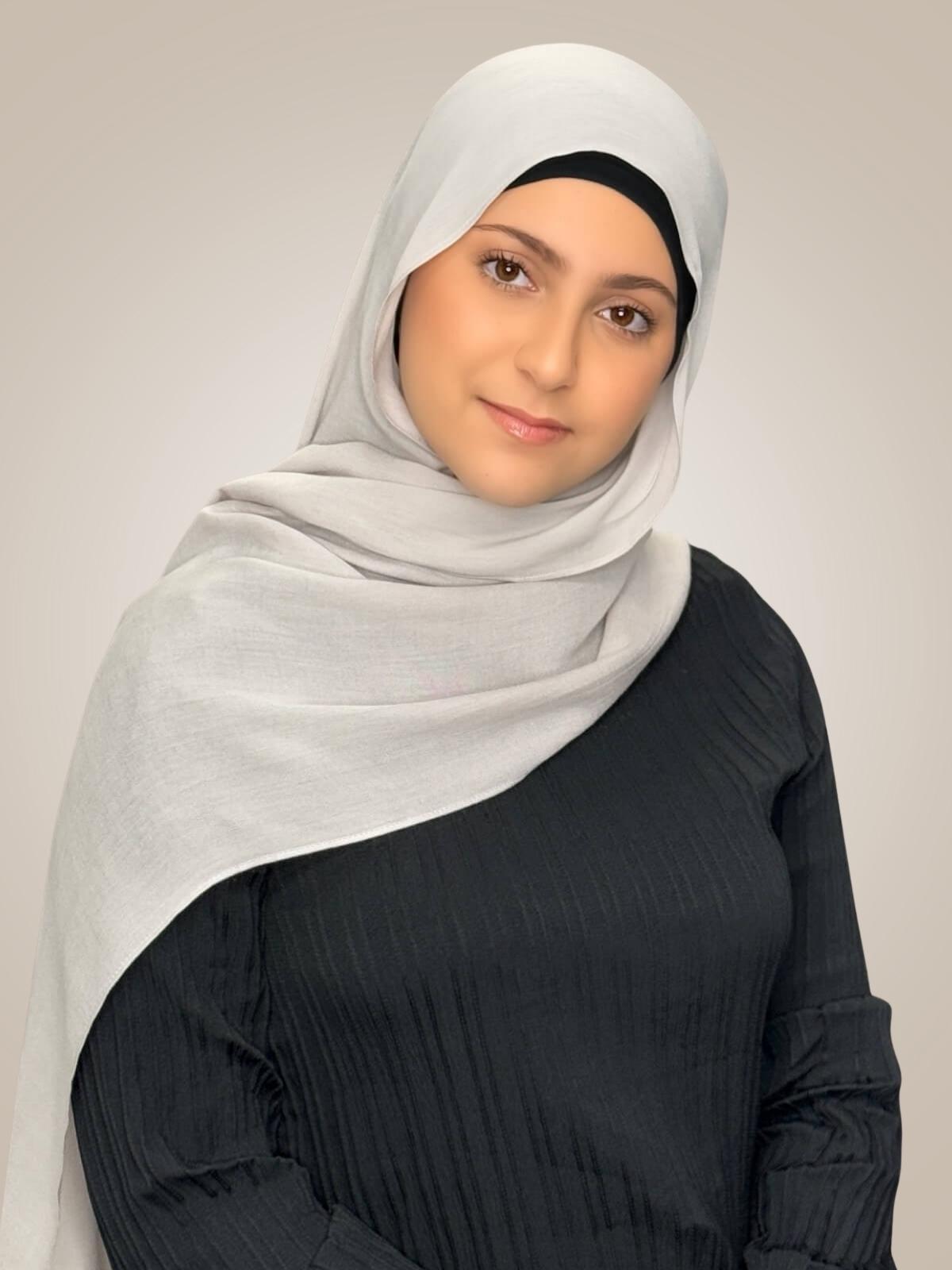 Modish Girl Cotton Modal Hijab-Misty Mink