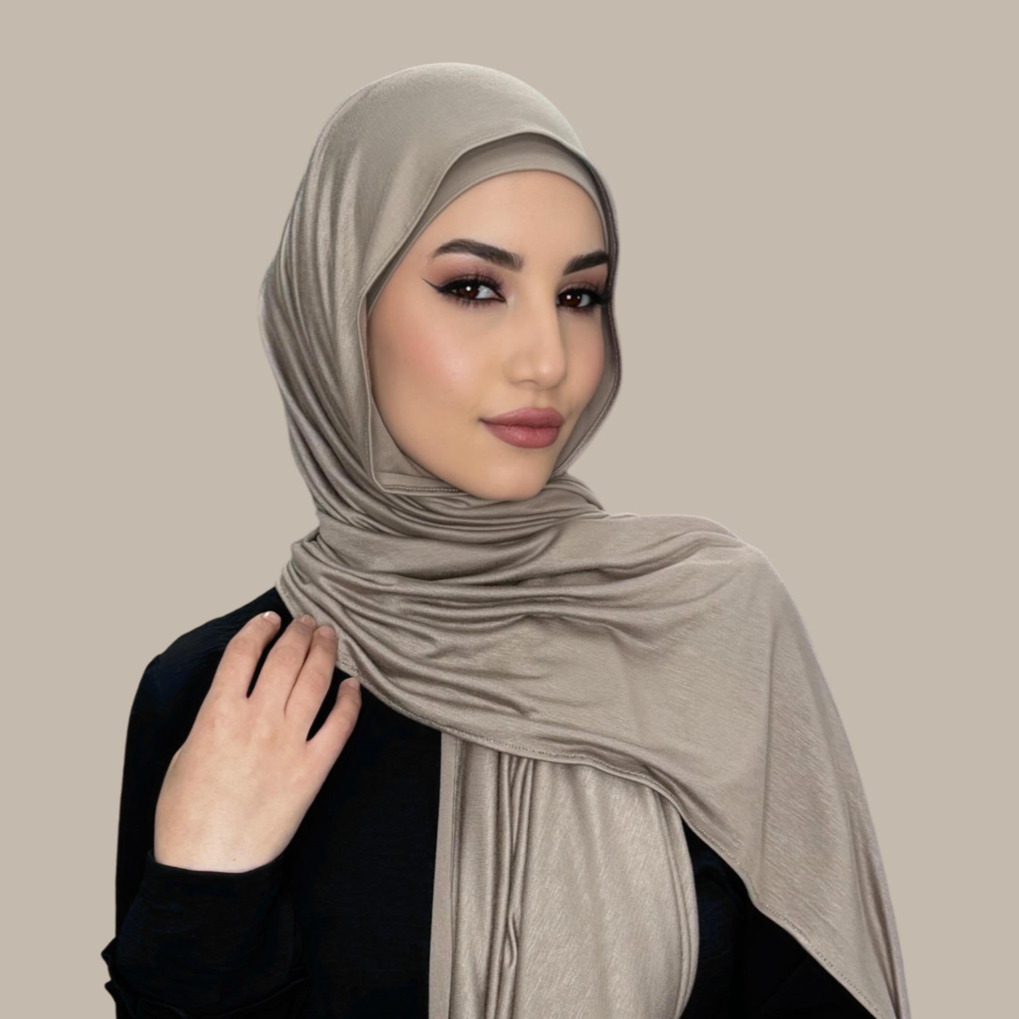 Premium Jersey Hijab-Desert