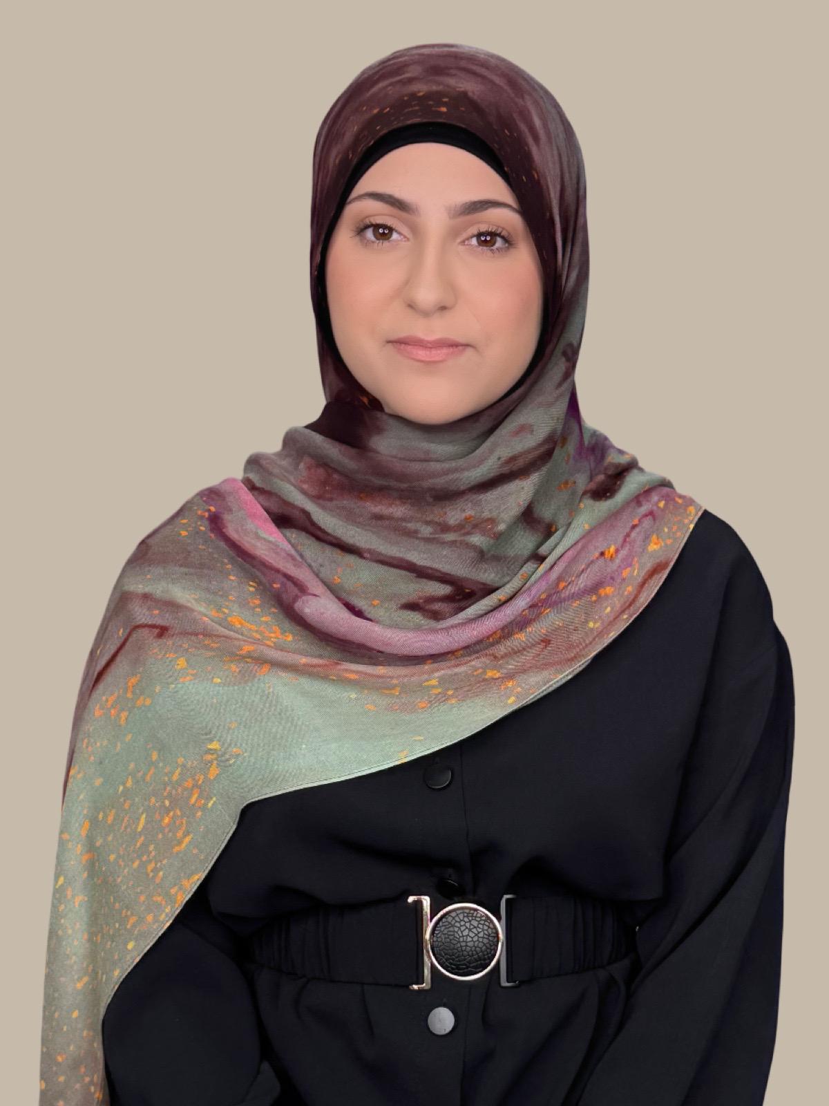 Modish Girl Print Modal Hijab-Rose Mirage
