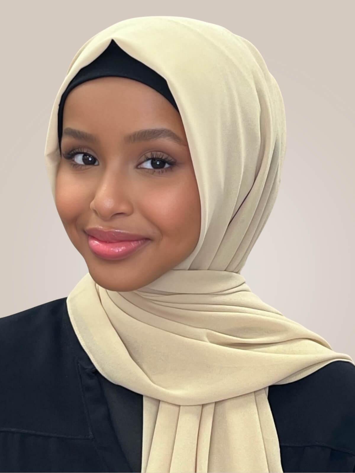Classic Chiffon Hijab-Linen