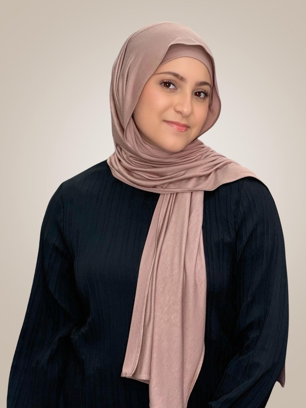 Modish Girl Premium Jersey hijab-Pale Taupe