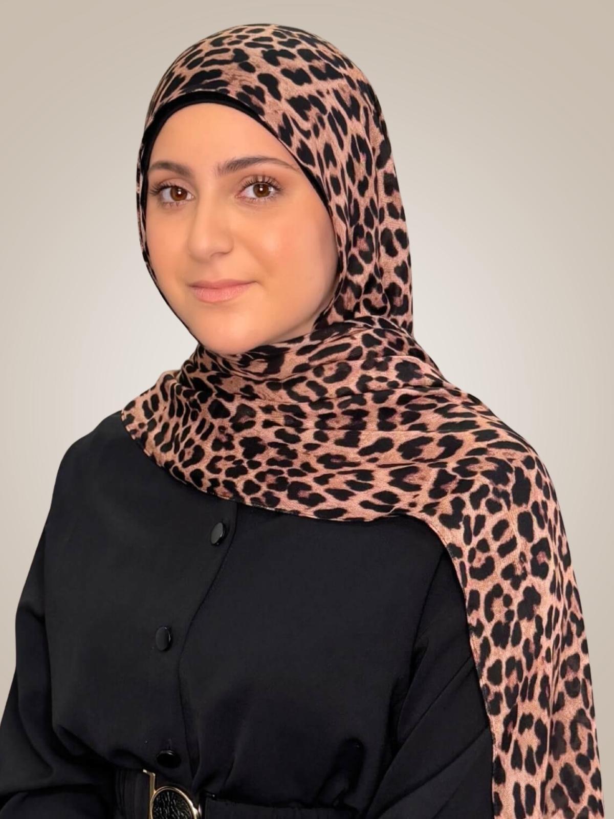 Modish Girl Print Modal Hijab-Safari Nights